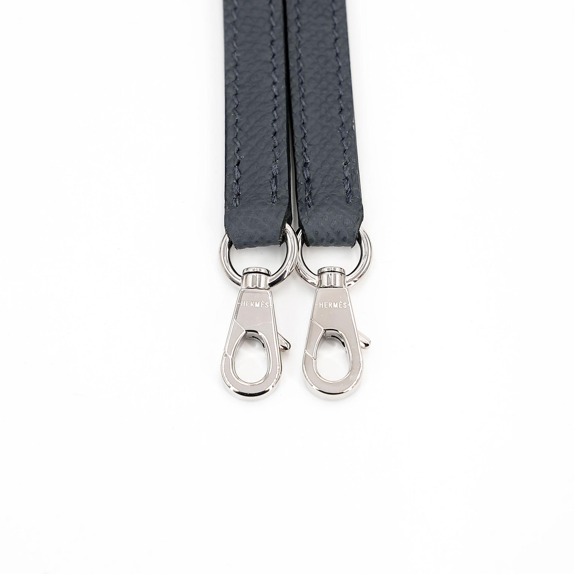 Brand New ( Rank N ) HERMÈS Limited Edition Kelly Doll Picto Gris misty (H0) Noir (89) Vert Fizz (0S) Alezan (3G) Epsom Palladium hardware W (2024) - 31