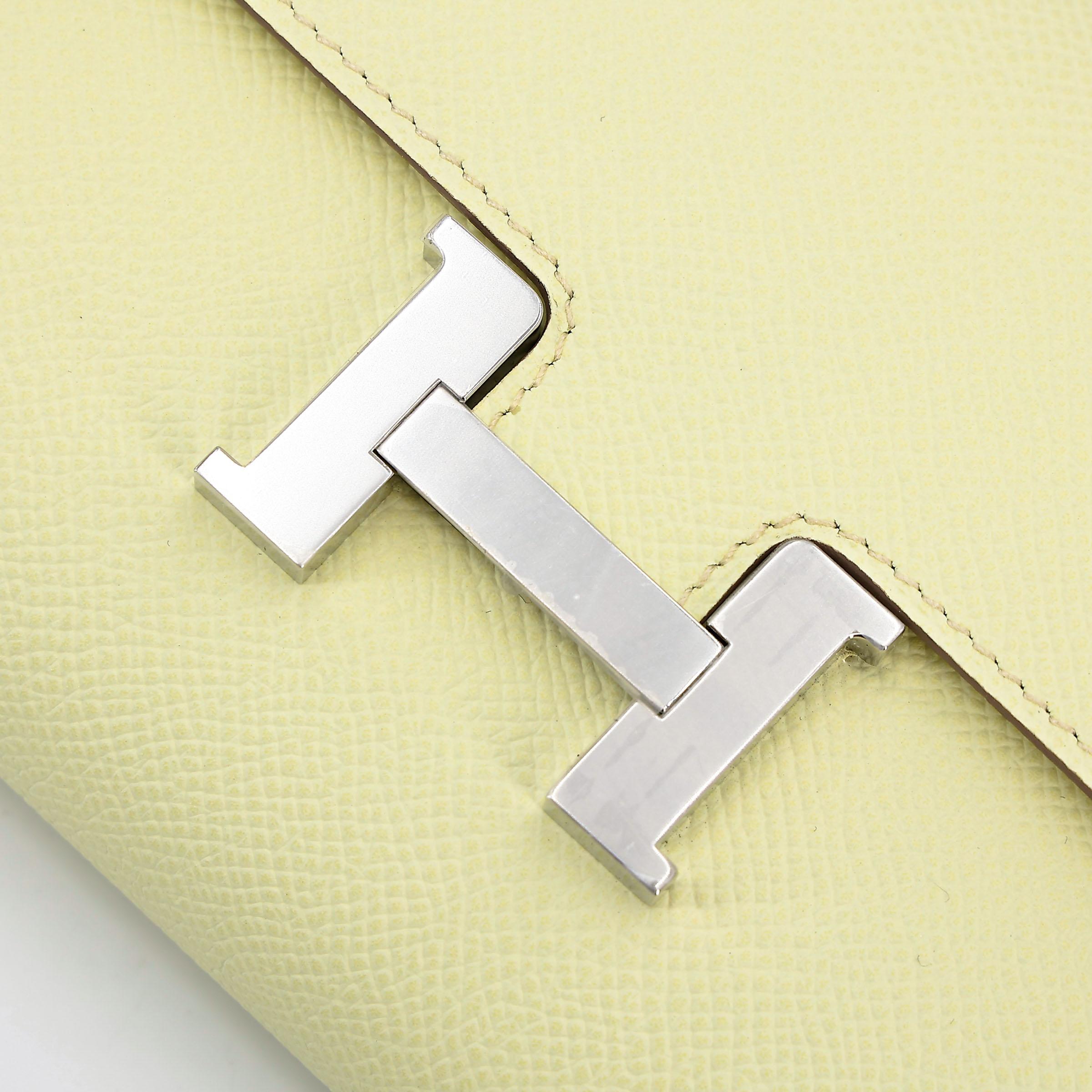 ランク N 新品 HERMÈS エルメス コンスタンストゥーゴー ジョーヌ・ミルトン(i8) エプソン シルバー金具 K刻印 (2025) - 8