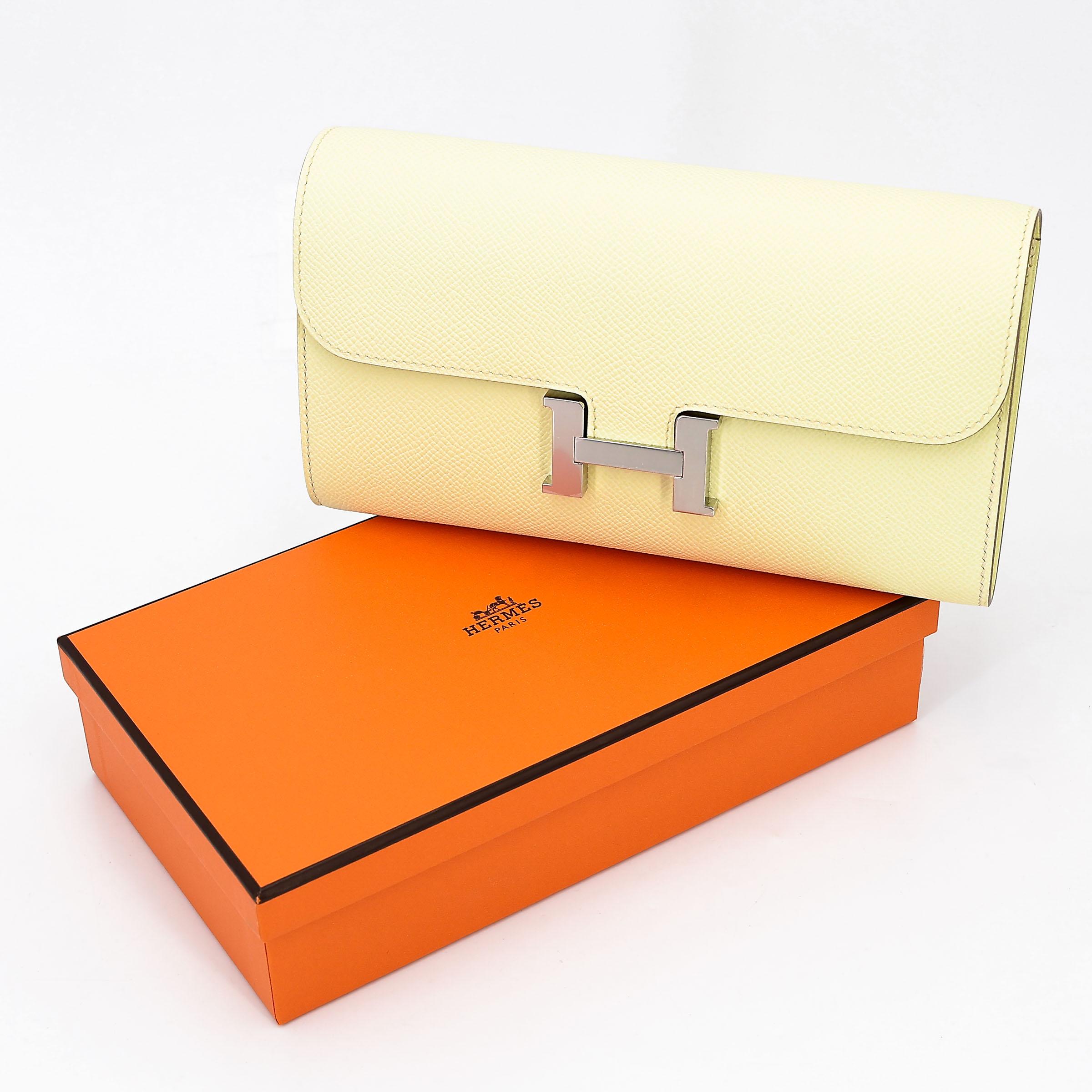 ランク N 新品 HERMÈS エルメス コンスタンストゥーゴー ジョーヌ・ミルトン(i8) エプソン シルバー金具 K刻印 (2025) - 3