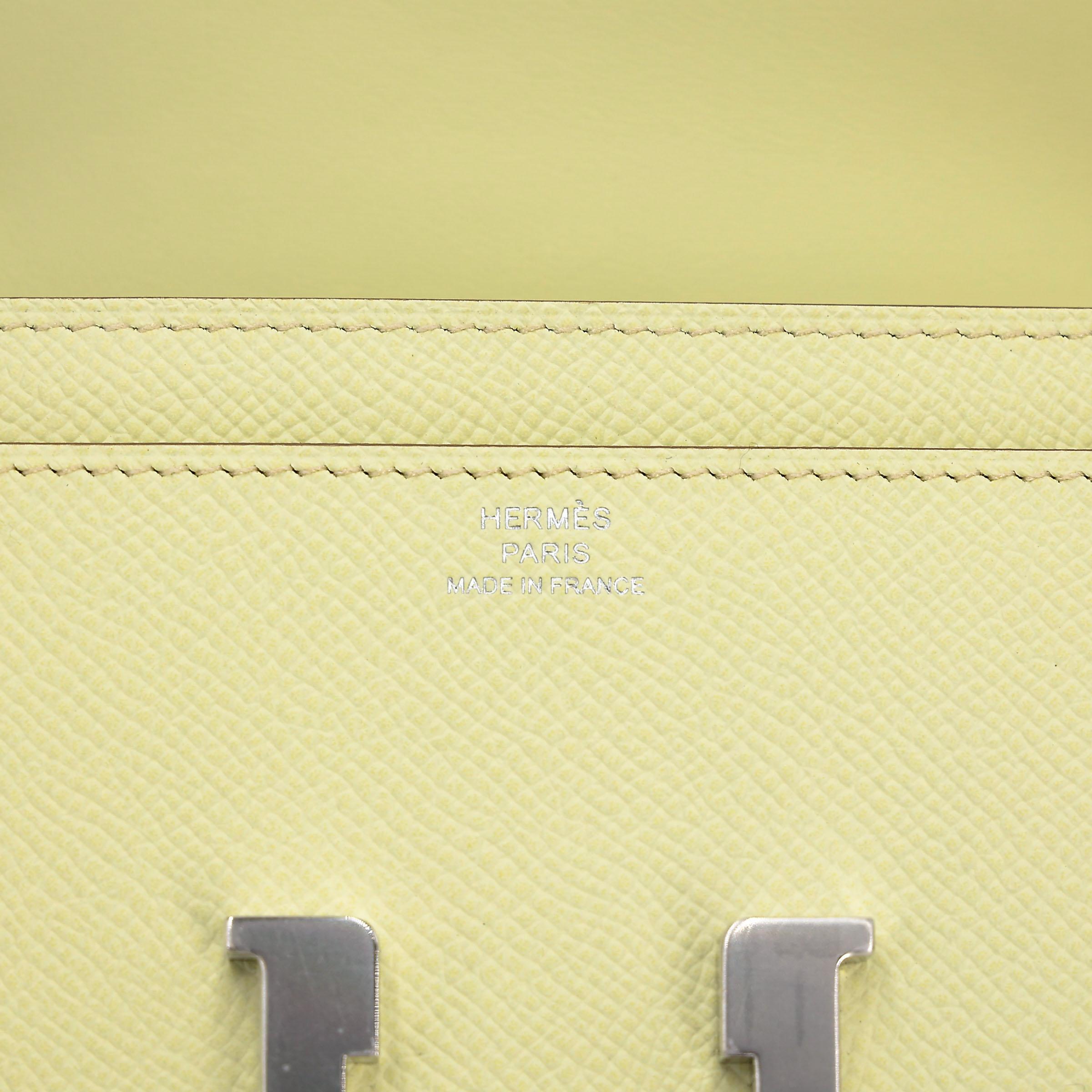 ランク N 新品 HERMÈS エルメス コンスタンストゥーゴー ジョーヌ・ミルトン(i8) エプソン シルバー金具 K刻印 (2025) - 11