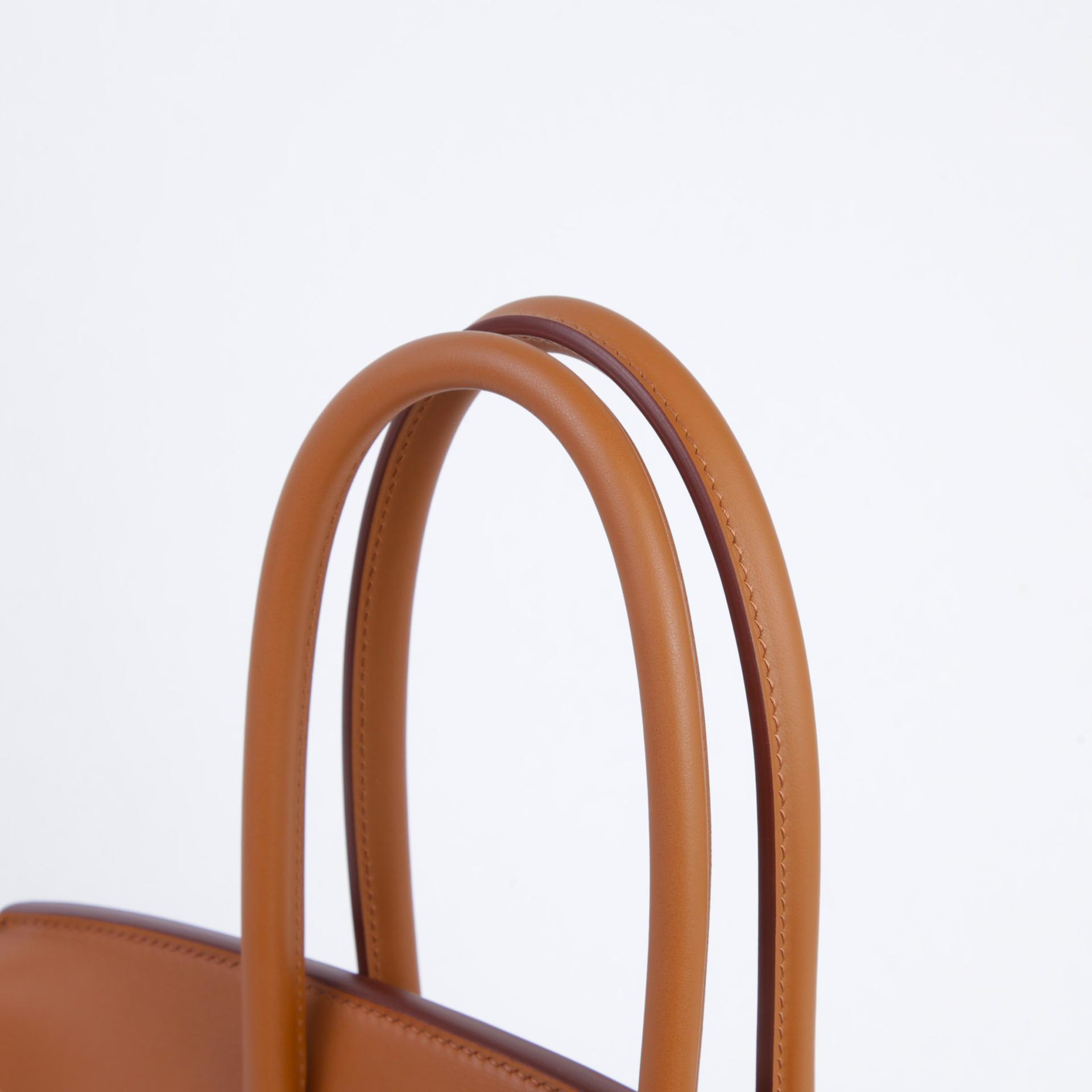 ランク N 新品 HERMÈS エルメス バーキンショルダーライト29 ゴールド (37) スイフト トワルアッシュ シルバー金具 K刻印 (2025) - 3