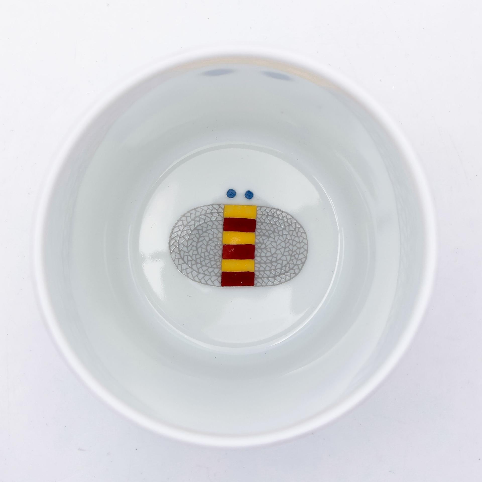 Brand New ( Rank N ) HERMÈS Animaux Nattes Tableware set of 4 pieces White Porcelain - 18