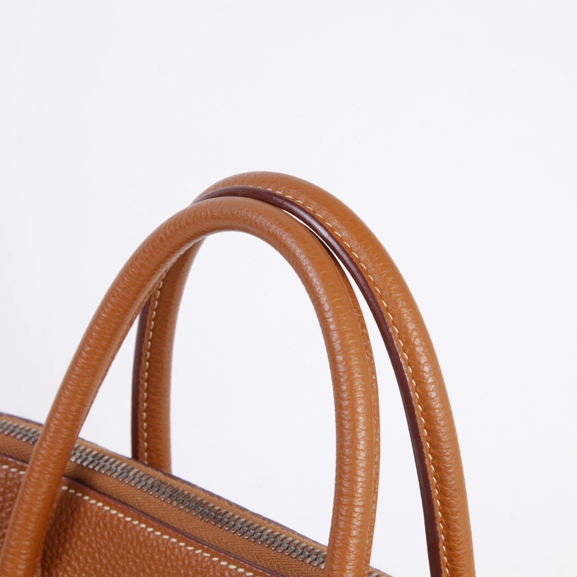 Very Good ( Rank A) HERMÈS Bolide 1923 - 30 Gold (37) Togo Palladium hardware Square J (2006) - 3