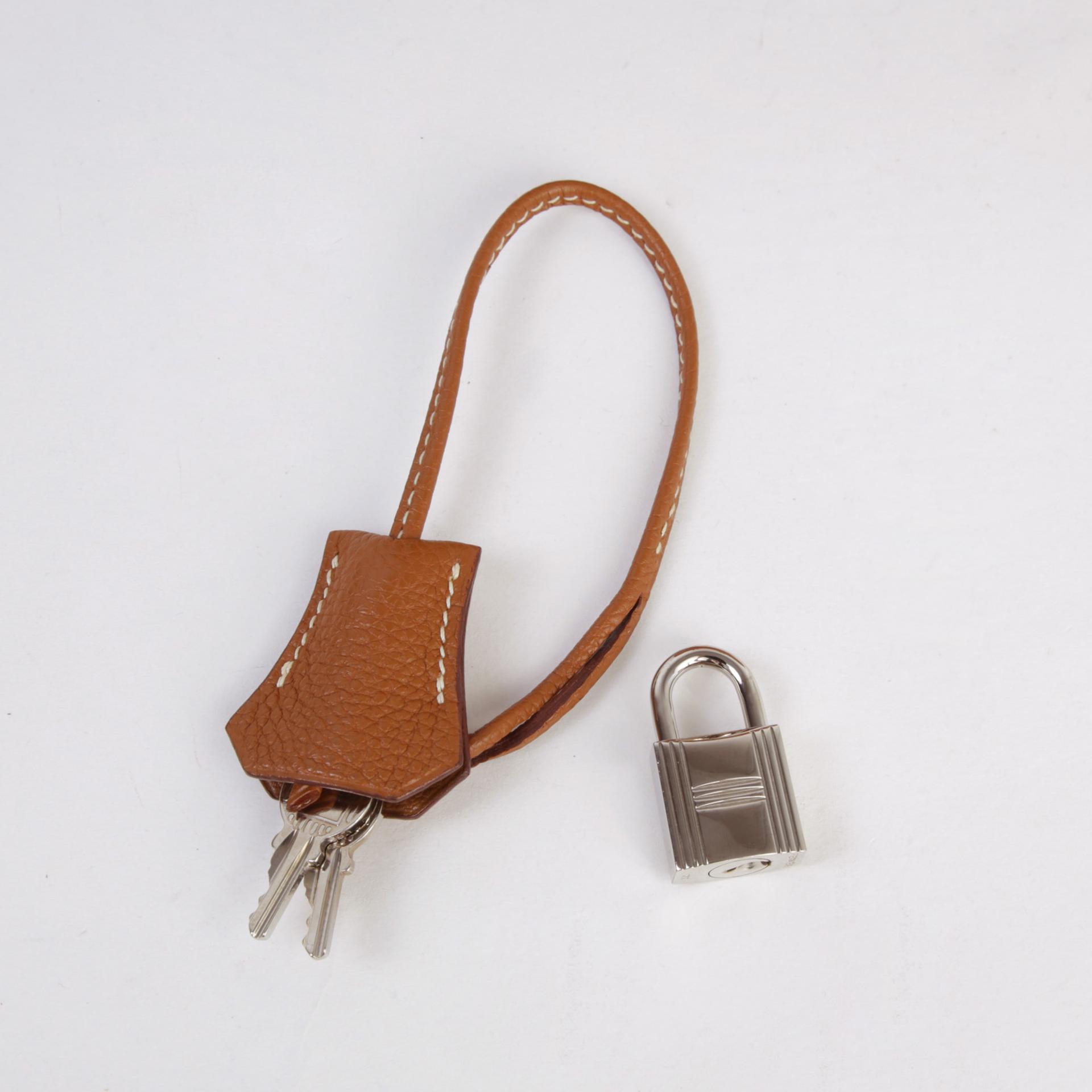 Very Good ( Rank A) HERMÈS Bolide 1923 - 30 Gold (37) Togo Palladium hardware Square J (2006) - 12