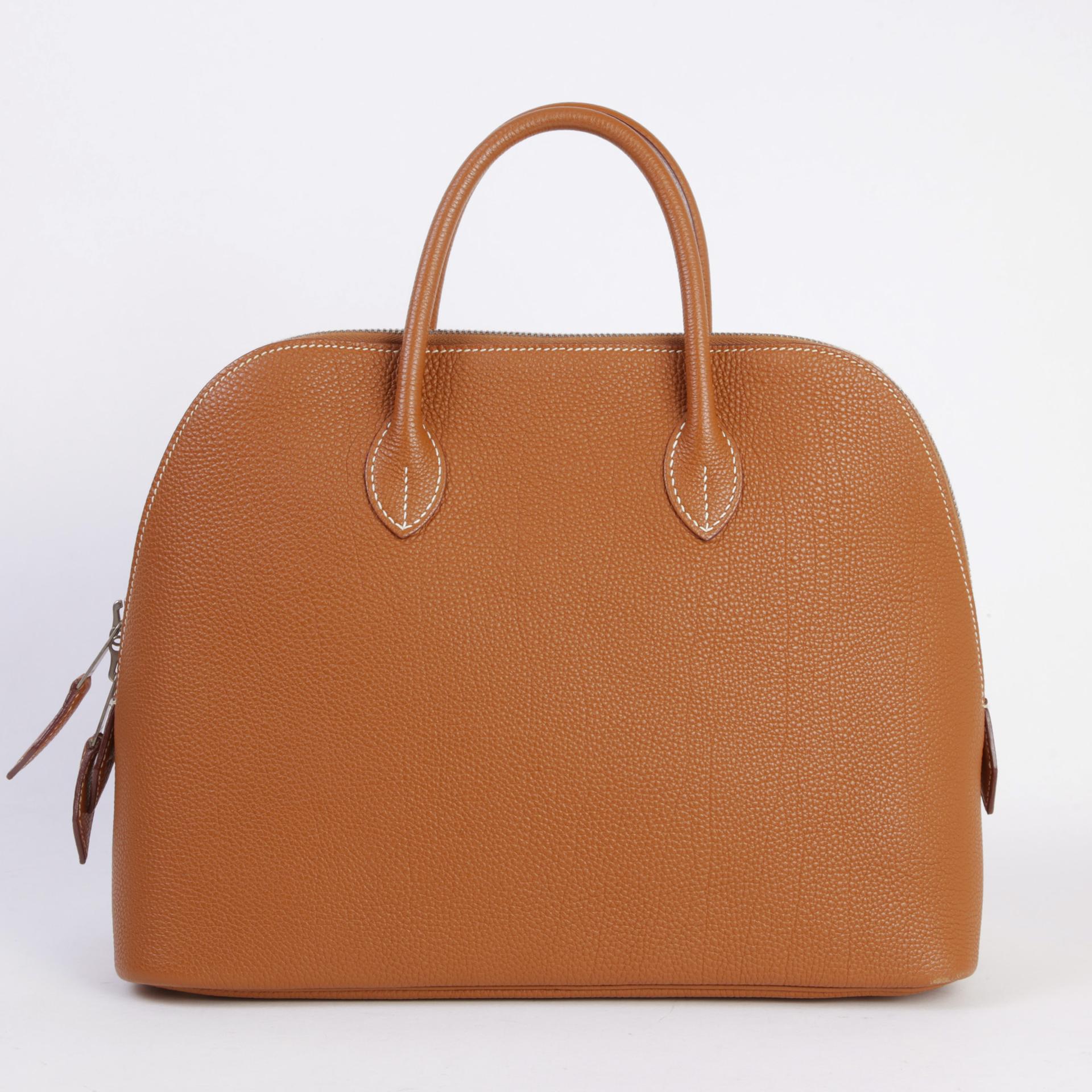Very Good ( Rank A) HERMÈS Bolide 1923 - 30 Gold (37) Togo Palladium hardware Square J (2006) - 2