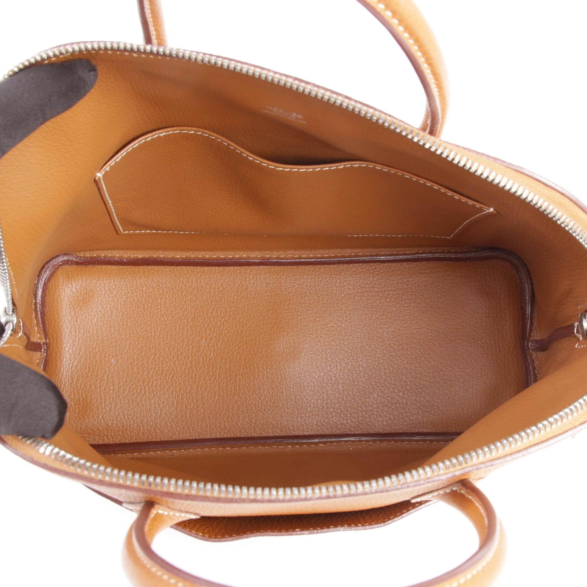 Very Good ( Rank A) HERMÈS Bolide 1923 - 30 Gold (37) Togo Palladium hardware Square J (2006) - 11