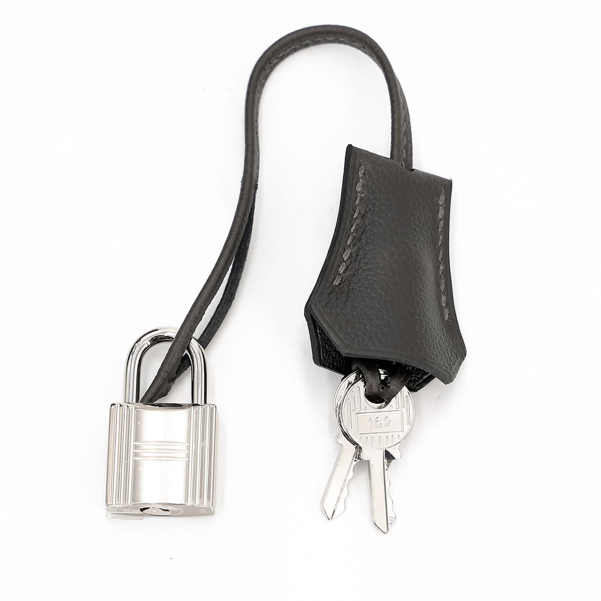 Brand New ( Rank N ) HERMÈS Birkin Shoulder Light 29 Vert Bronze (60) Evercolor Palladium hardware K (2025) - 16