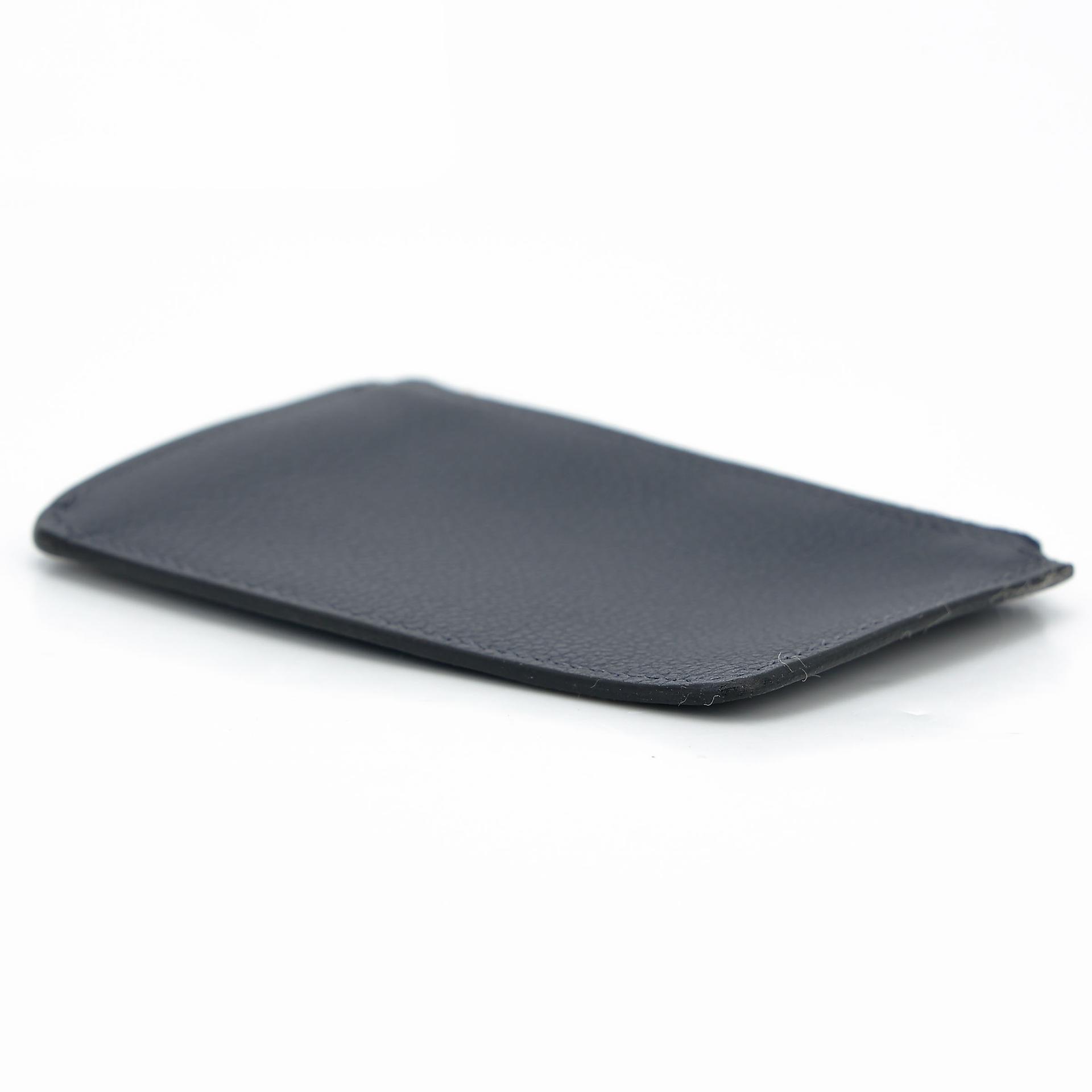 Unused ( Rank NS ) HERMÈS Constance Slim Wallet Bleu Nuit (2Z) Evercolor Gold hardware U (2022) - 21
