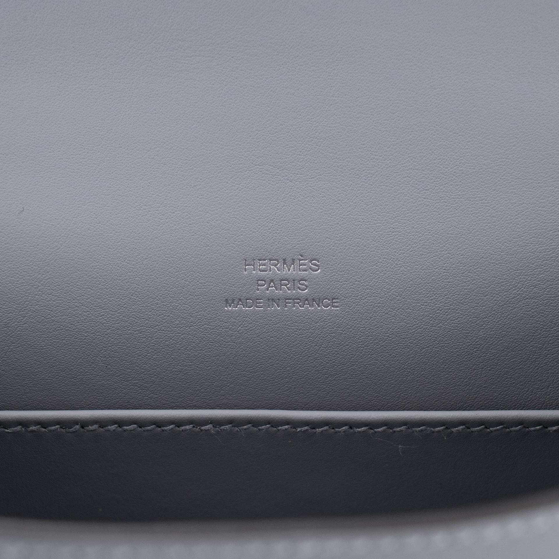 ランク N 新品 HERMÈS エルメス ポシェットケリー グリパンタン (P0) スイフト シルバー金具 K刻印 (2025) - 11