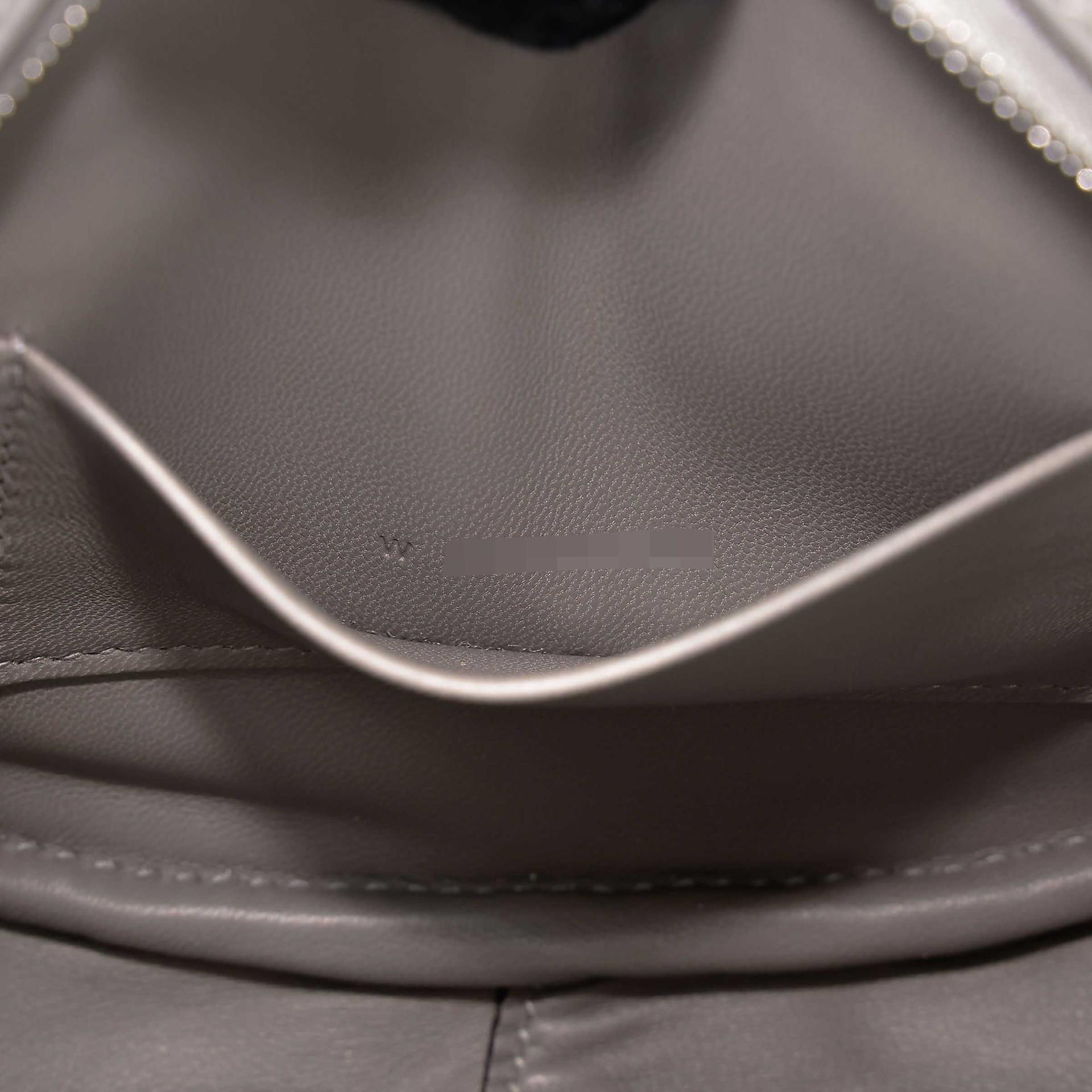 Brand New ( Rank N ) HERMÈS In-The-Loop belt bag Gris Meyer (0L) Ecru Merino Wool Swift Palladium hardware W (2024) - 12