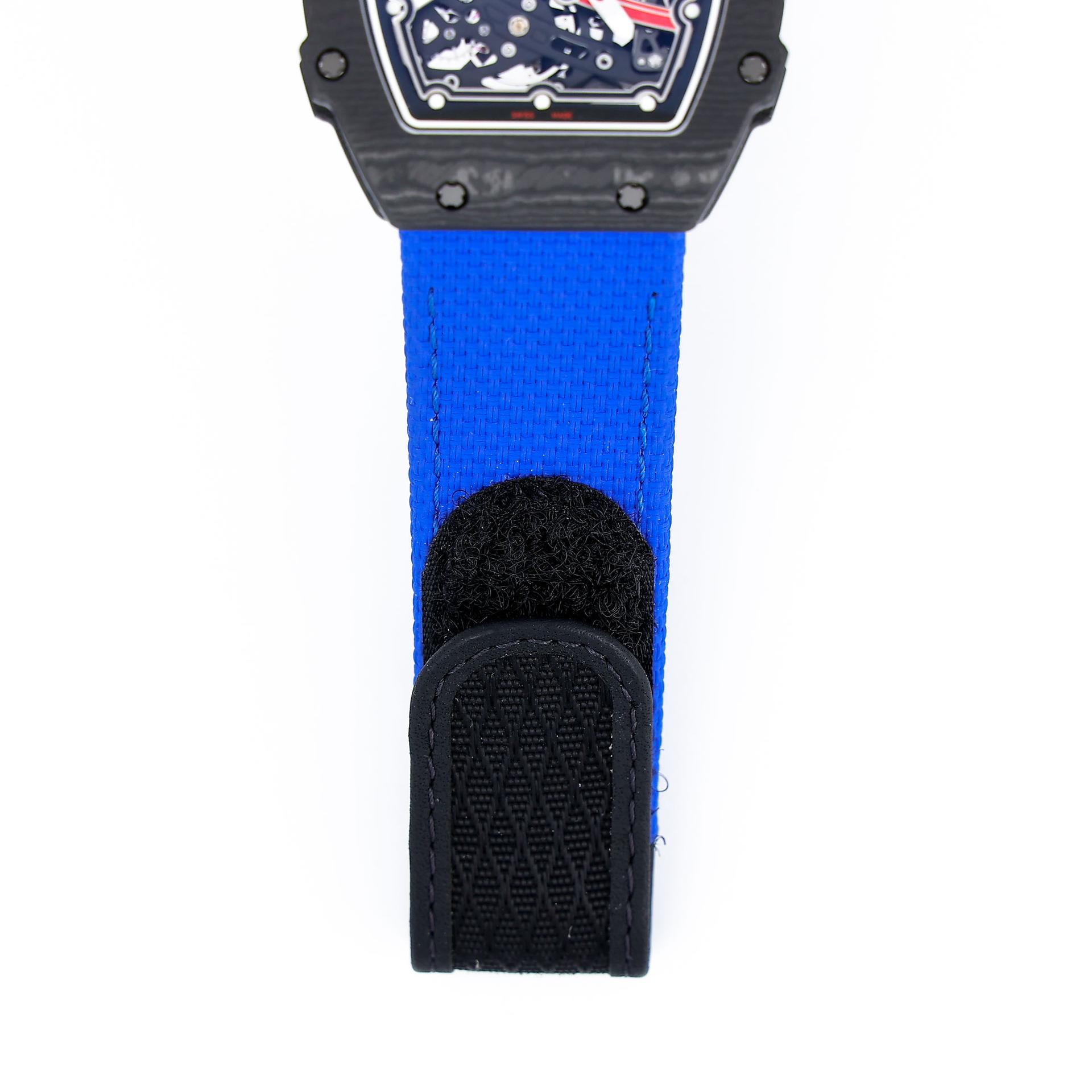 Very Good ( Rank A) Richard Mille RM67-02 SEBASTIEN OGIER Blue White Red Black Carbon fiber Grade 5 titanium alloy - 4