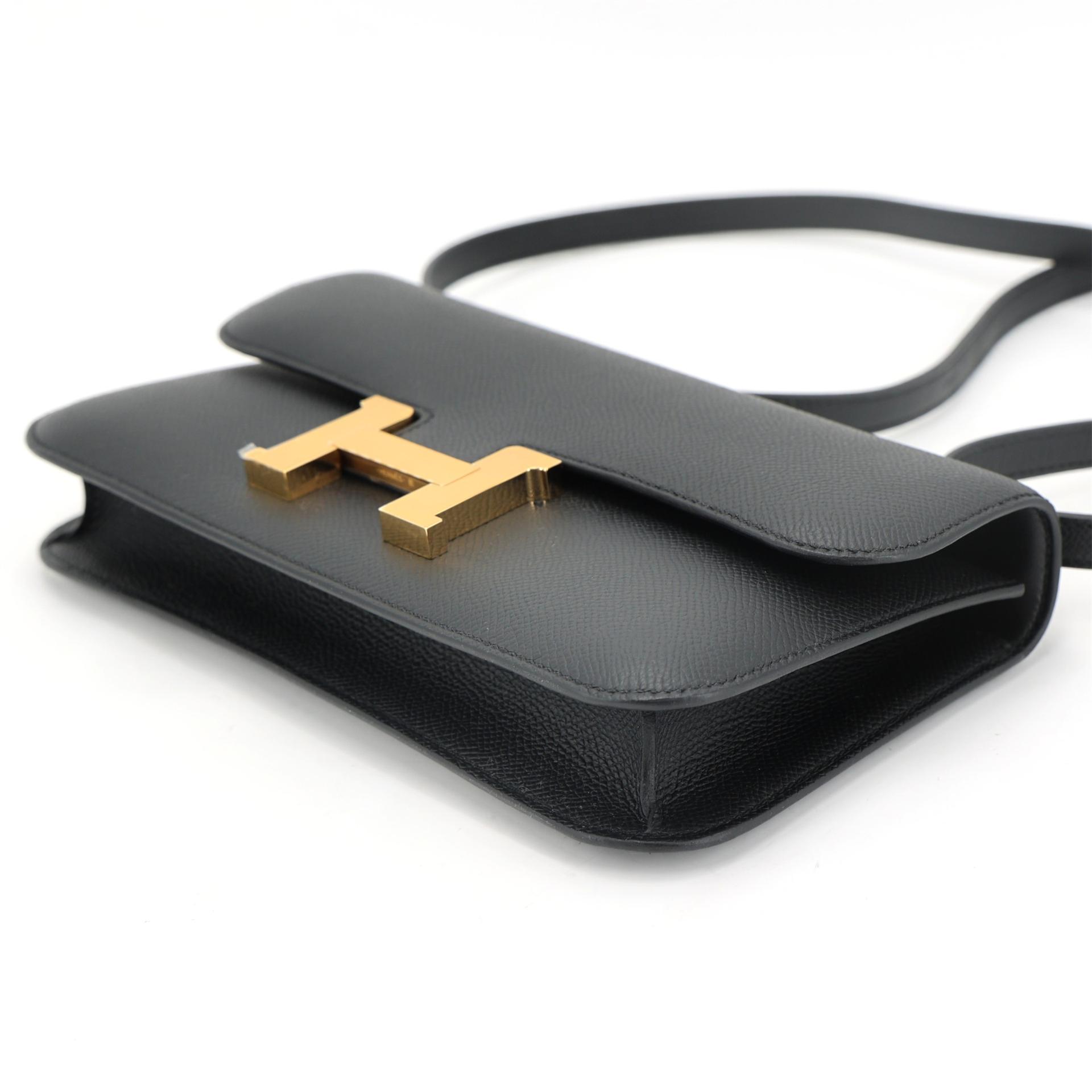 ランク N 新品 HERMÈS エルメス コンスタンスエラン 2024 ブラック (89) エプソン ゴールド金具 W刻印 (2024) - 6