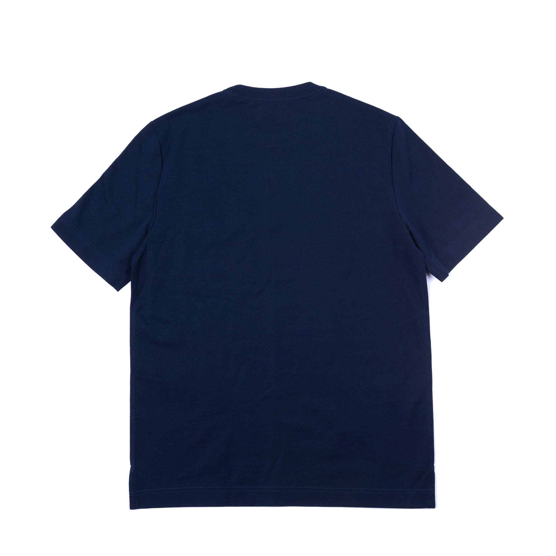 H-Embroidered T-Shirt Navy