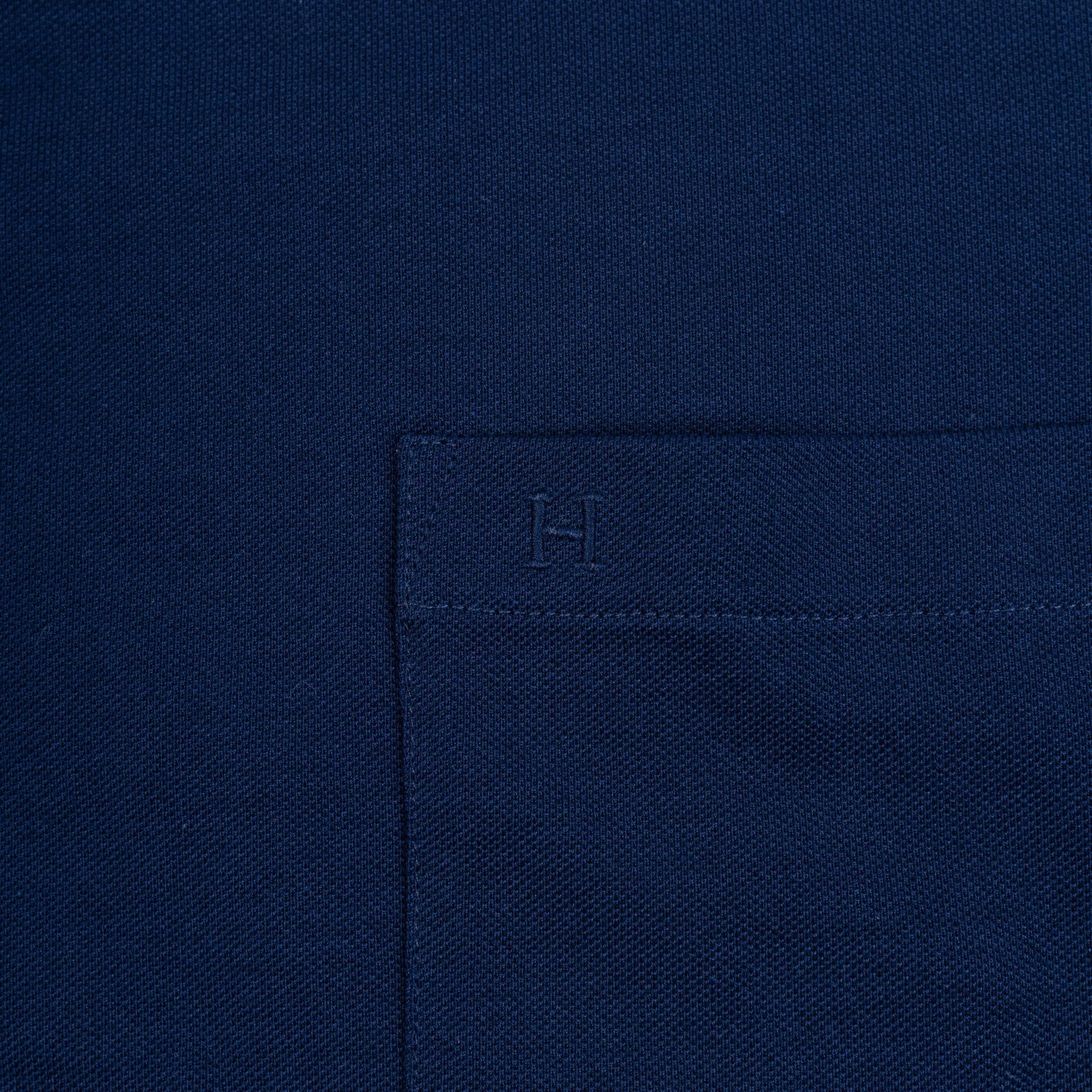 Unused ( Rank NS ) HERMÈS H-Embroidered T-Shirt Navy Cotton - 4