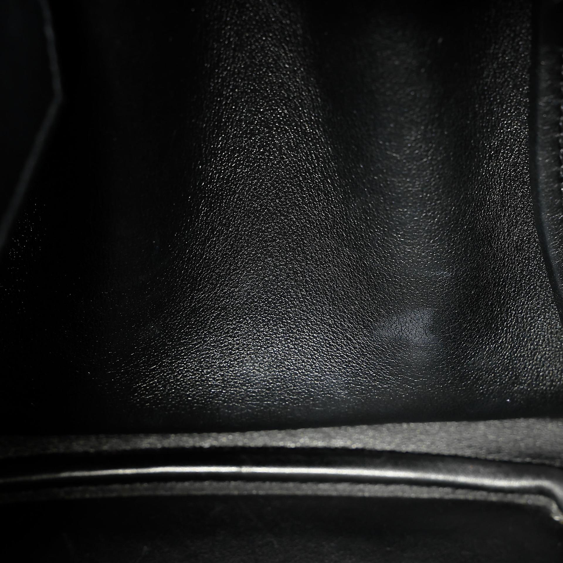 Very Good ( Rank A) HERMÈS Limited Edition Birkin 35 De Camp Dechainee Noir (89) Canvas Swift Palladium hardware C (2018) - 40