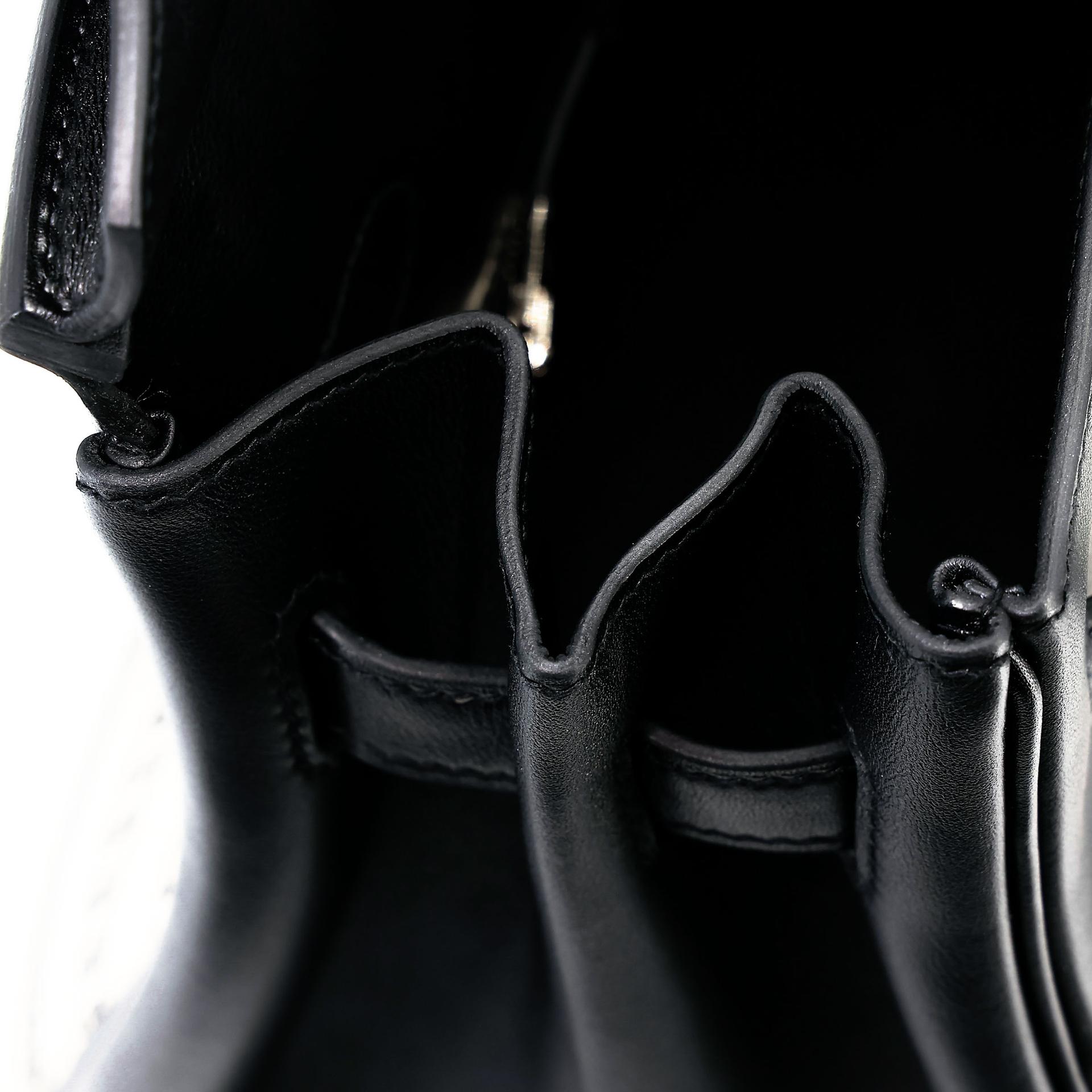 Unused ( Rank NS ) HERMÈS Limited Edition Birkin 35 De Camp Dechainee Noir (89) Swift Toile Chevrons canvas Palladium hardware C (2018) - 16