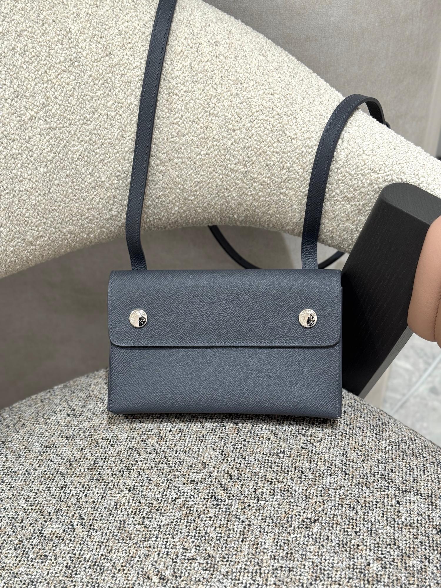 ランク NS 未使用品 HERMÈS エルメス エルメスナップ ウォレット アルドワーズ (85) エプソン シルバー金具 W刻印 (2024) - 4