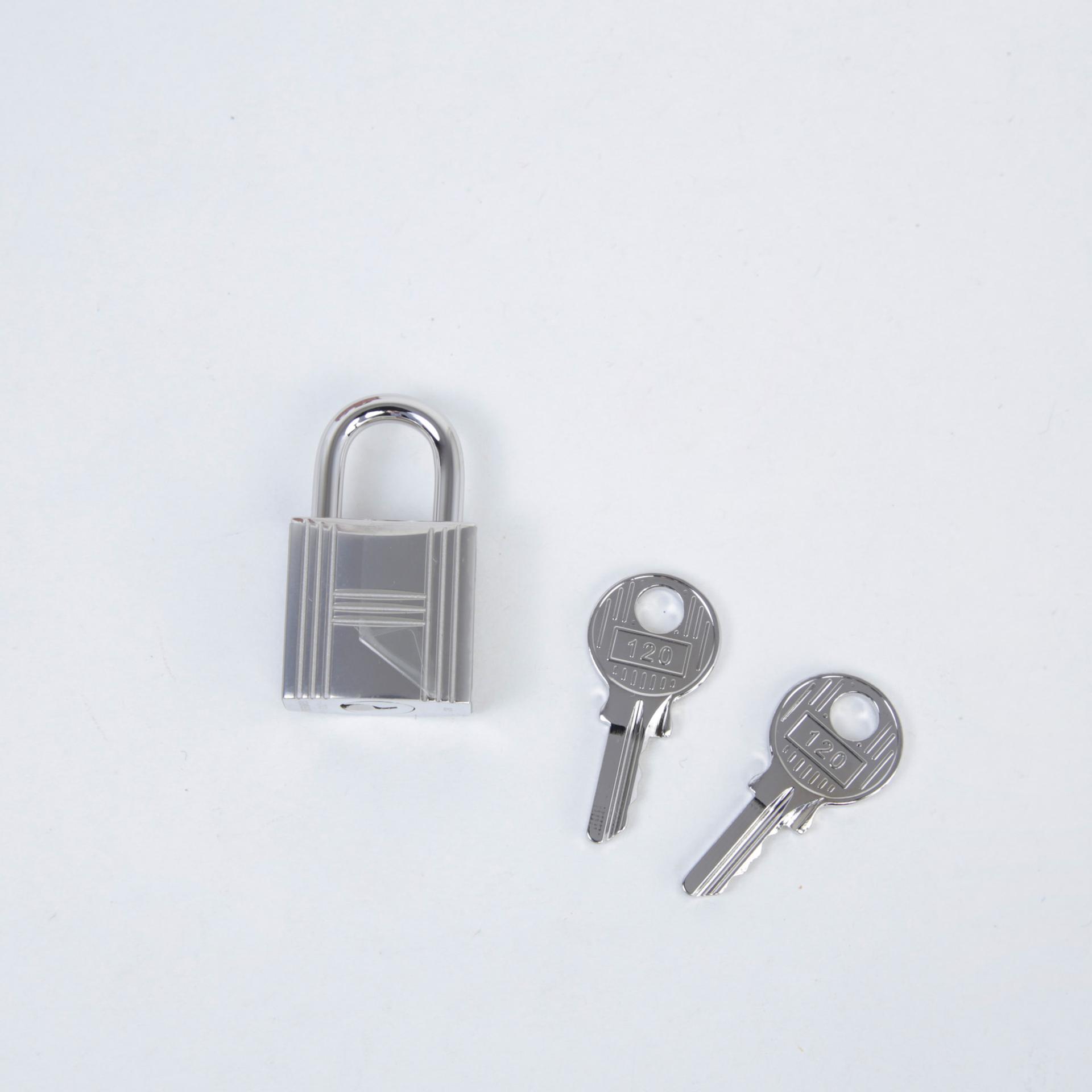 Unused ( Rank NS ) HERMÈS Picotin Lock Micro 14 Lucky Daisy Chai (0M) Swift Palladium hardware U (2022) - 12