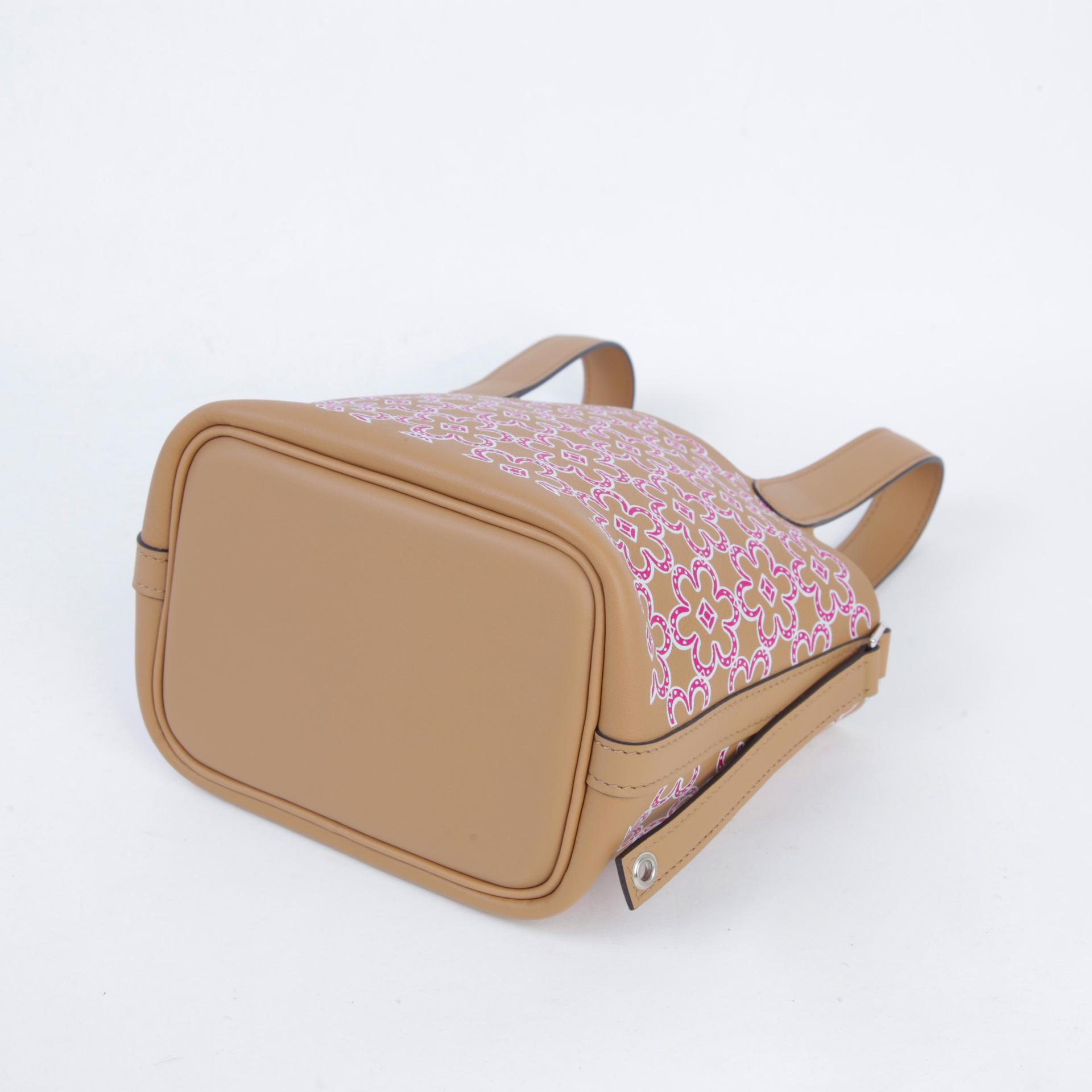 Unused ( Rank NS ) HERMÈS Picotin Lock Micro 14 Lucky Daisy Chai (0M) Swift Palladium hardware U (2022) - 9