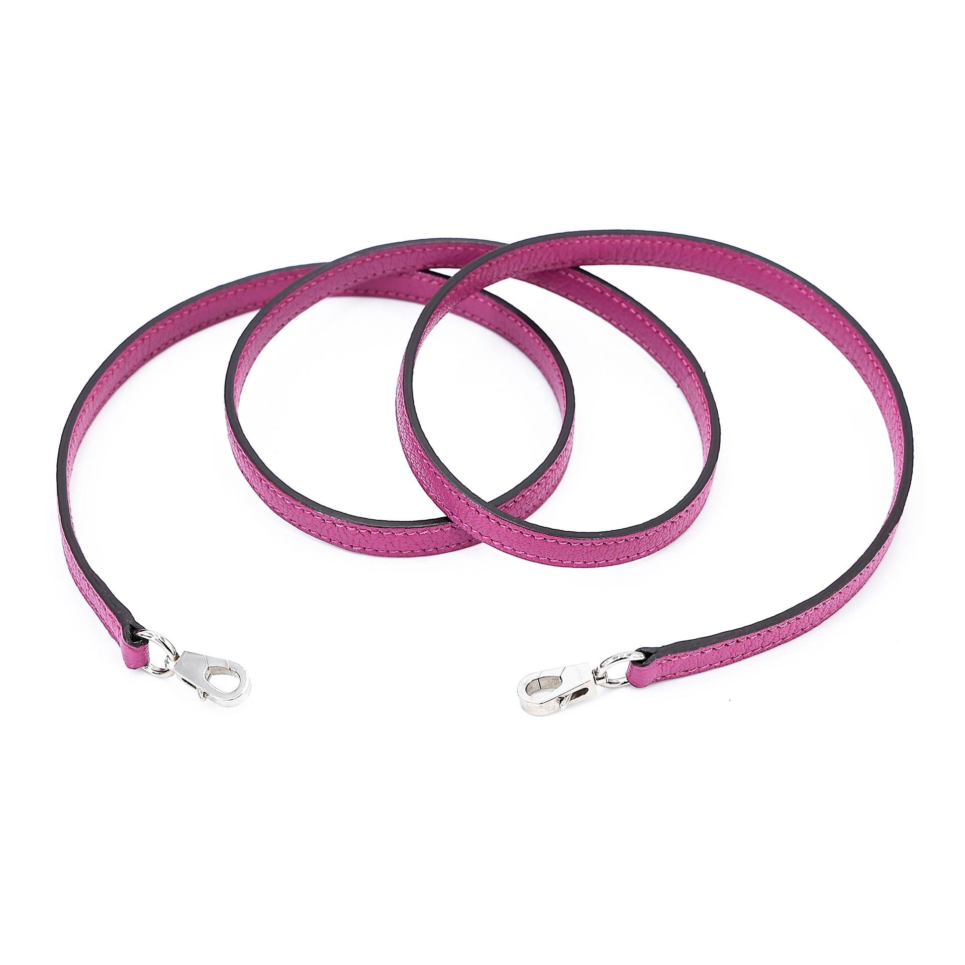 Very Good ( Rank A) HERMÈS Plume Mini Rose Purple (L3) Chevre Palladium hardware A (2017) - 20