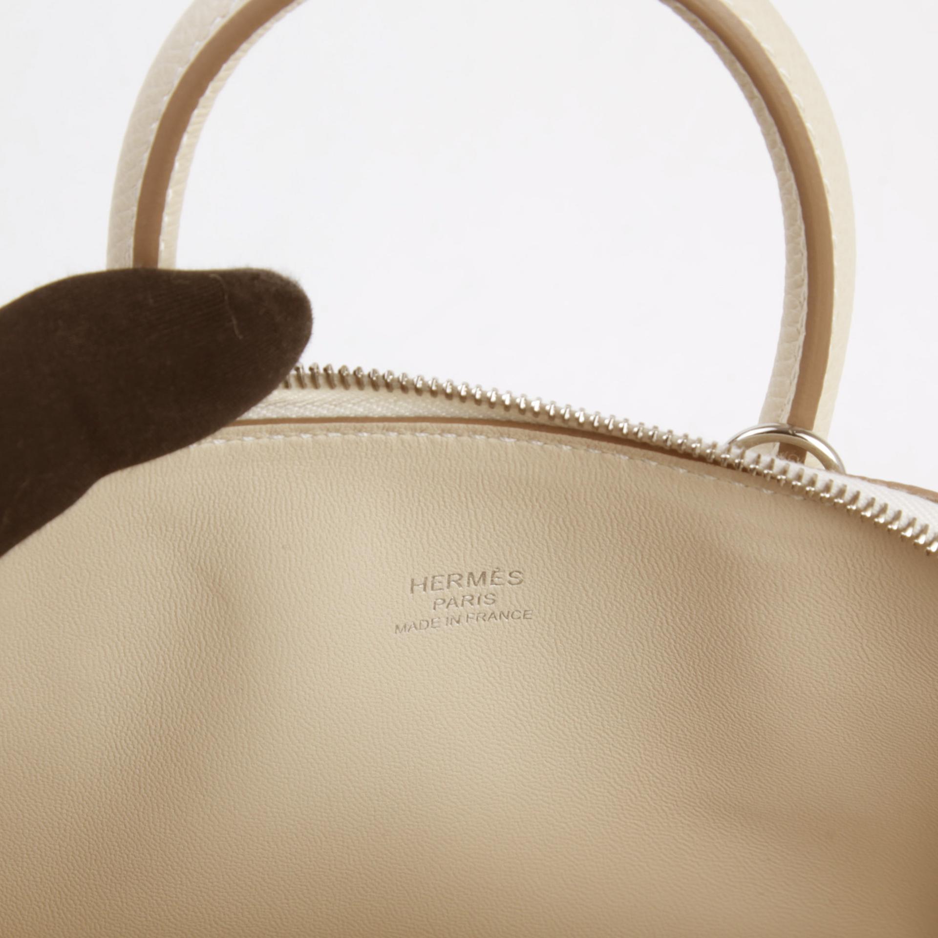 ランク NS 未使用品 HERMÈS エルメス ボリード オンホイールズ クレ (10) ヴェールヴェルティゴ (U4) エプソン シルバー金具 W刻印 (2024) - 9