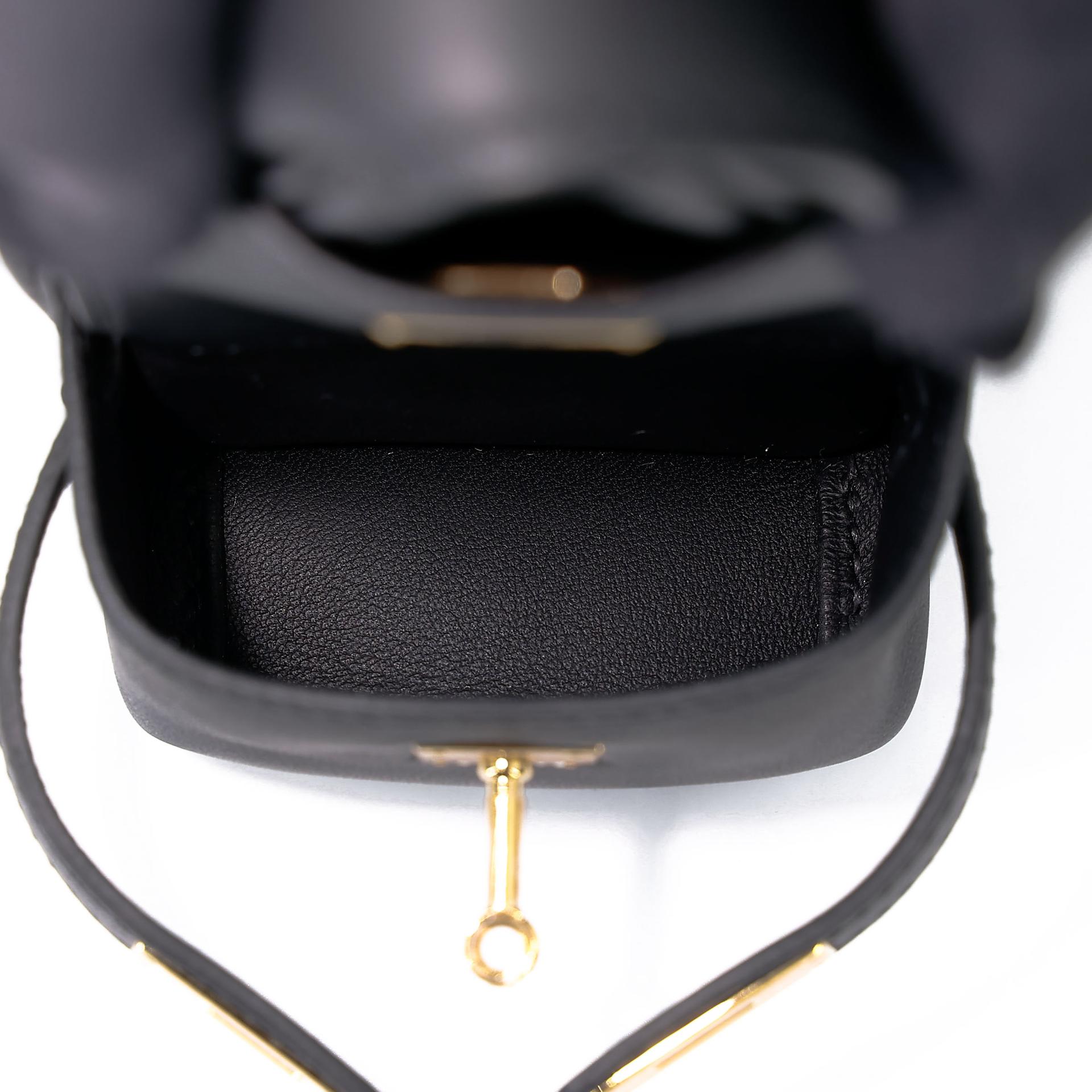 ランク N 新品 HERMÈS エルメス ケリージャンプ ブラック (89) スイフト ゴールド金具 K刻印 (2025) - 18