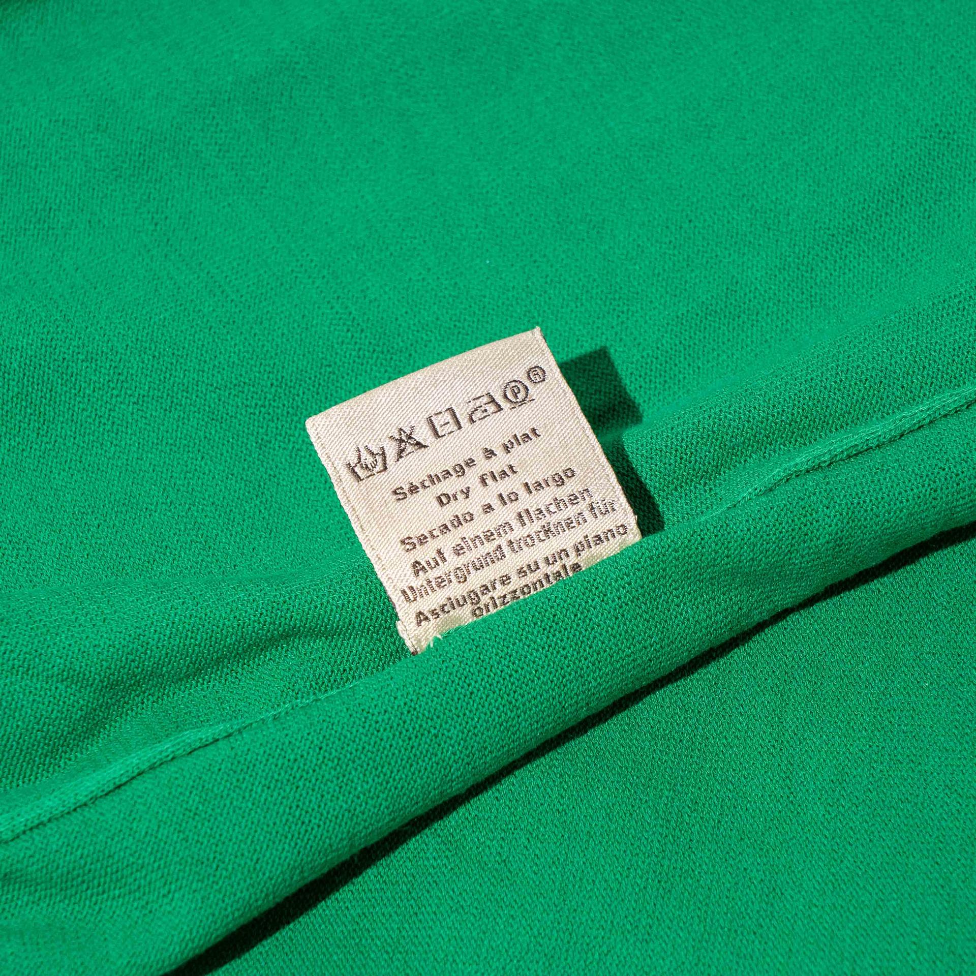 Unused ( Rank NS ) HERMÈS Zipped-Collar Polo Shirt Green Cotton - 6