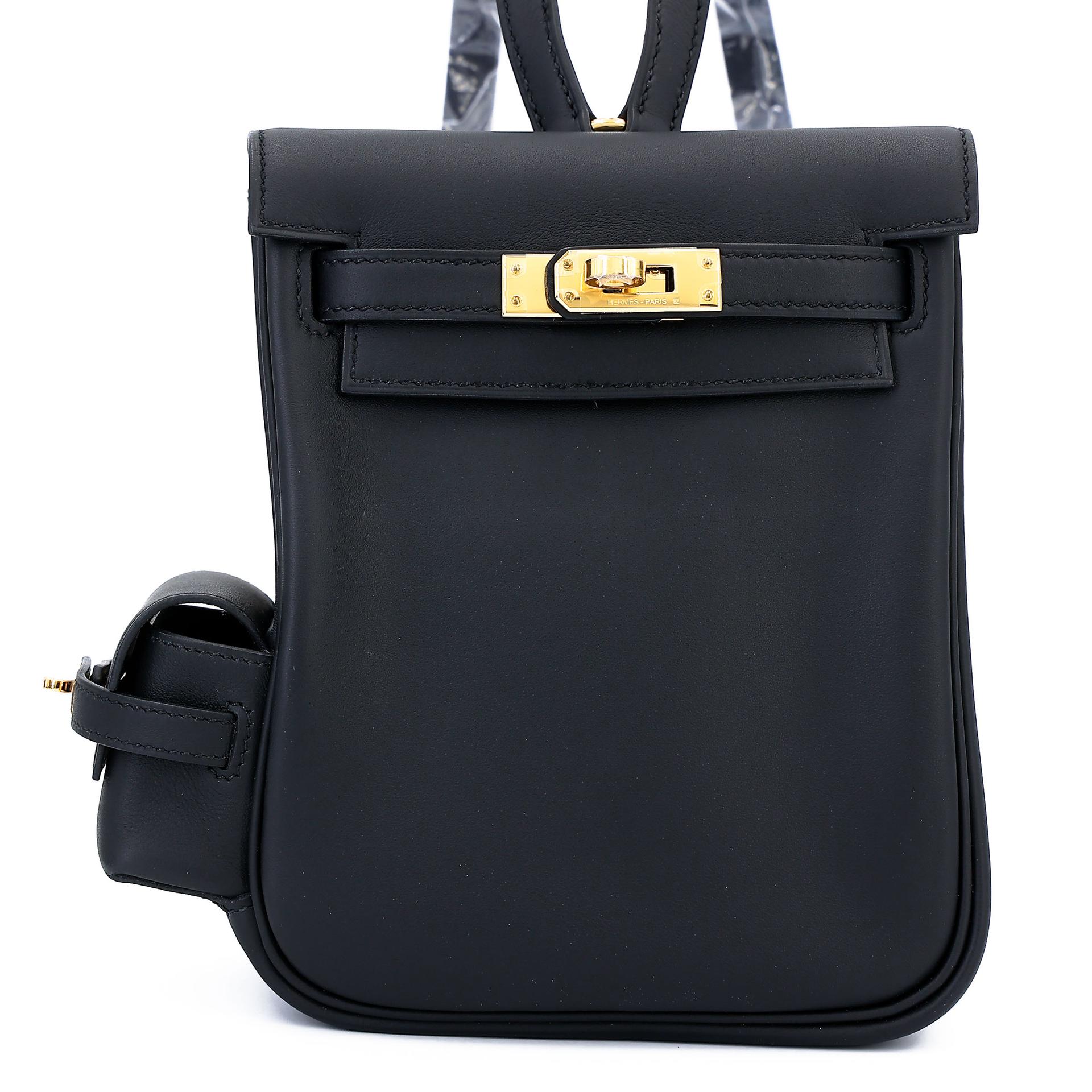 ランク N 新品 HERMÈS エルメス ケリージャンプ ブラック (89) スイフト ゴールド金具 K刻印 (2025) - 1