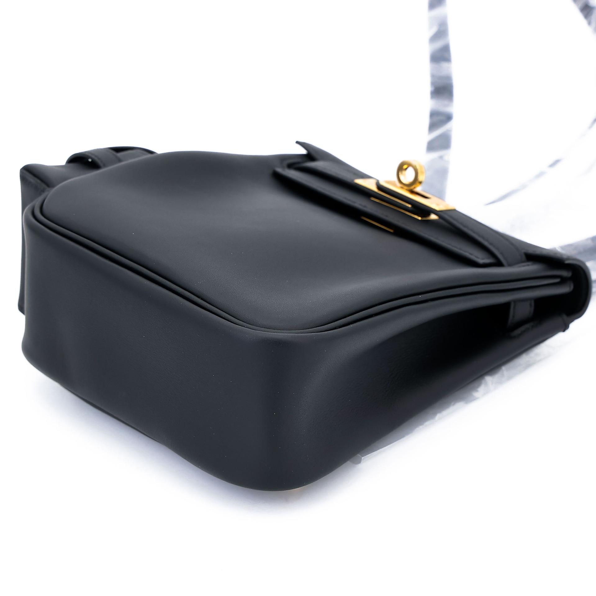 ランク N 新品 HERMÈS エルメス ケリージャンプ ブラック (89) スイフト ゴールド金具 K刻印 (2025) - 7