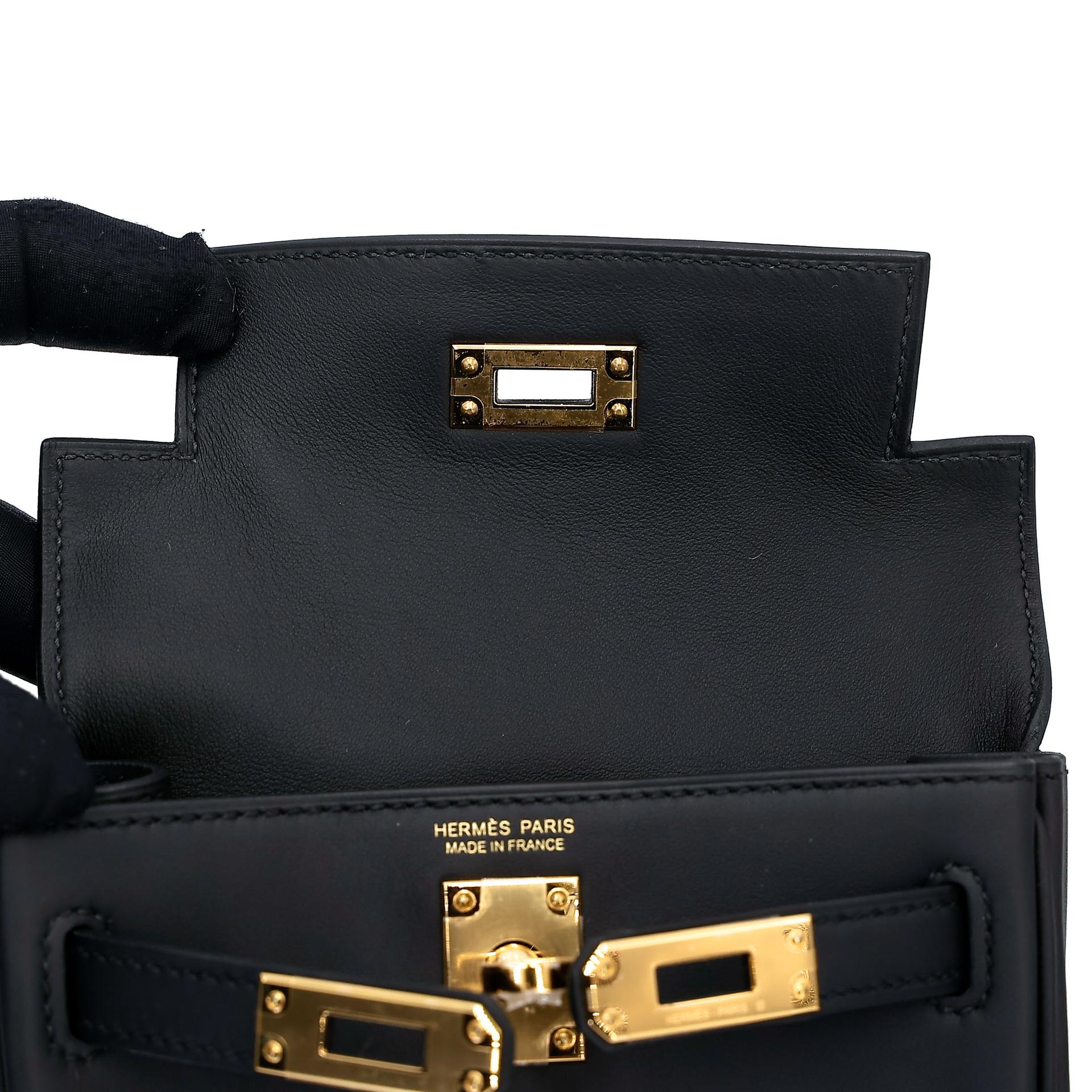 ランク N 新品 HERMÈS エルメス ケリージャンプ ブラック (89) スイフト ゴールド金具 K刻印 (2025) - 23