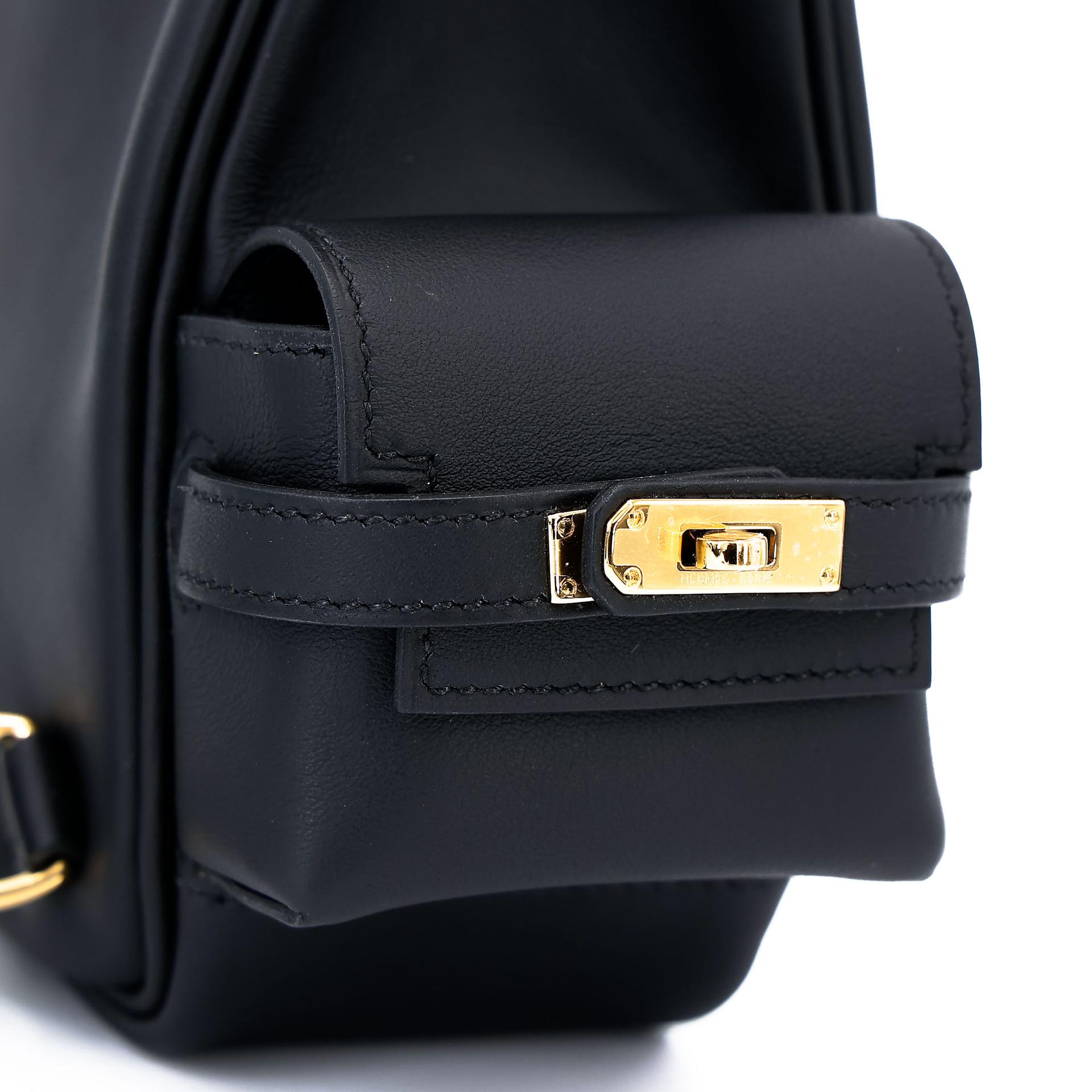 ランク N 新品 HERMÈS エルメス ケリージャンプ ブラック (89) スイフト ゴールド金具 K刻印 (2025) - 11