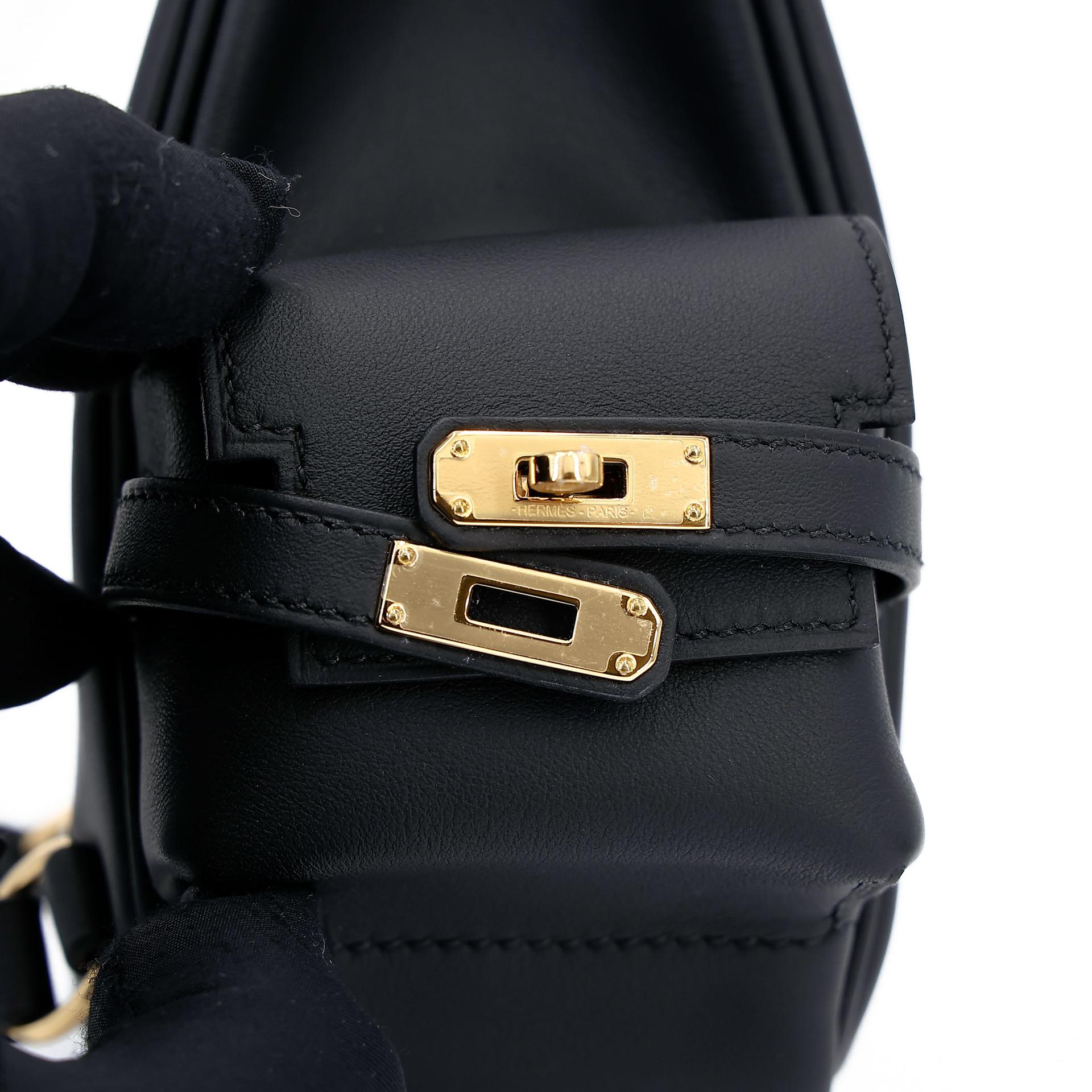 ランク N 新品 HERMÈS エルメス ケリージャンプ ブラック (89) スイフト ゴールド金具 K刻印 (2025) - 12