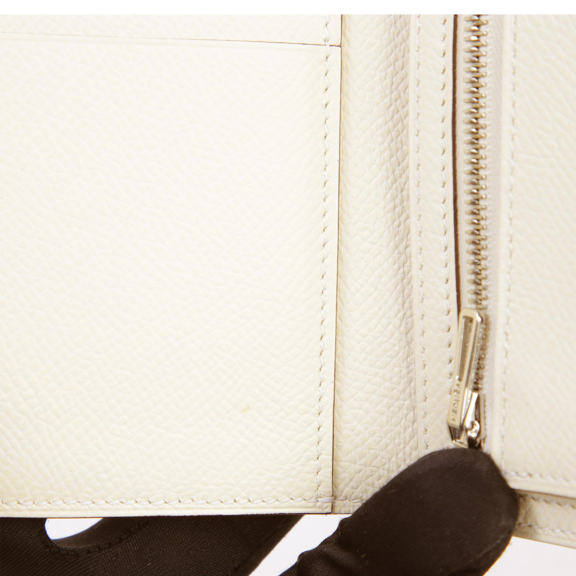 Unused ( Rank NS ) HERMÈS Bearn Combine Touch Nata (I2) Beige Sable (1I) Epsom Alligator Palladium hardware Z (2021) - 9