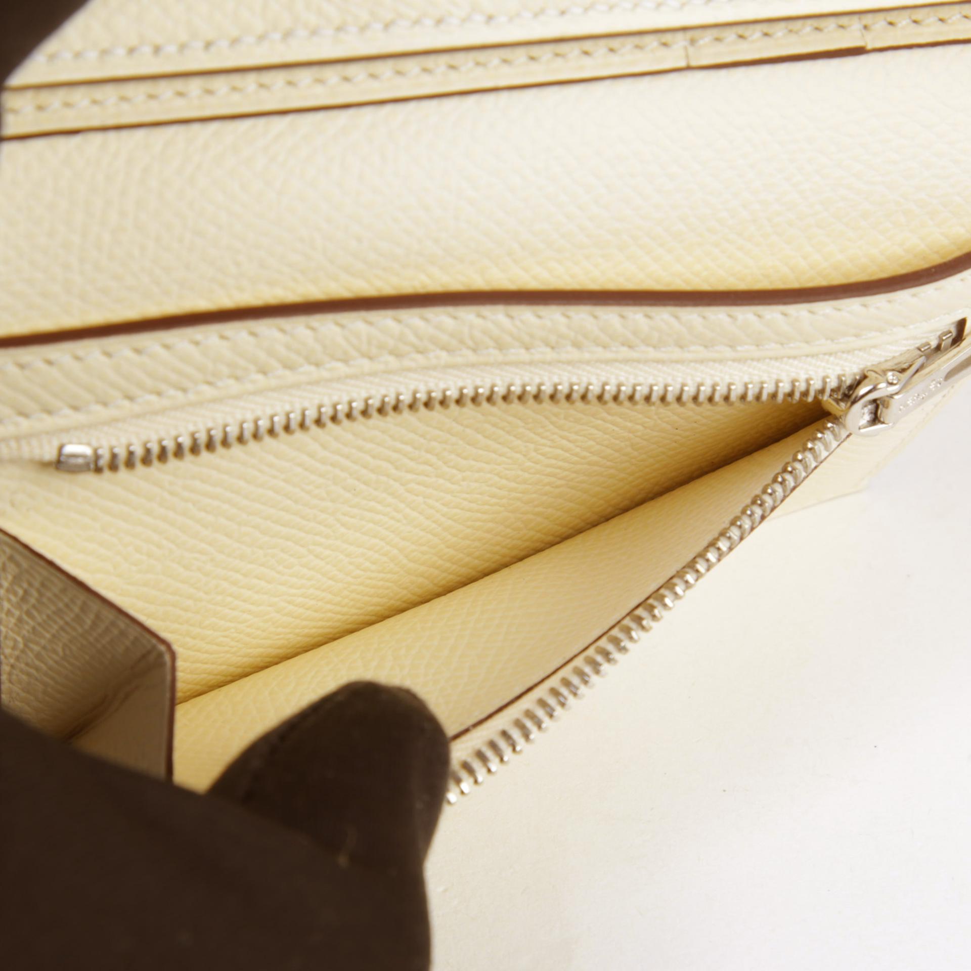 Unused ( Rank NS ) HERMÈS Bearn Combine Touch Nata (I2) Beige Sable (1I) Epsom Alligator Palladium hardware Z (2021) - 12