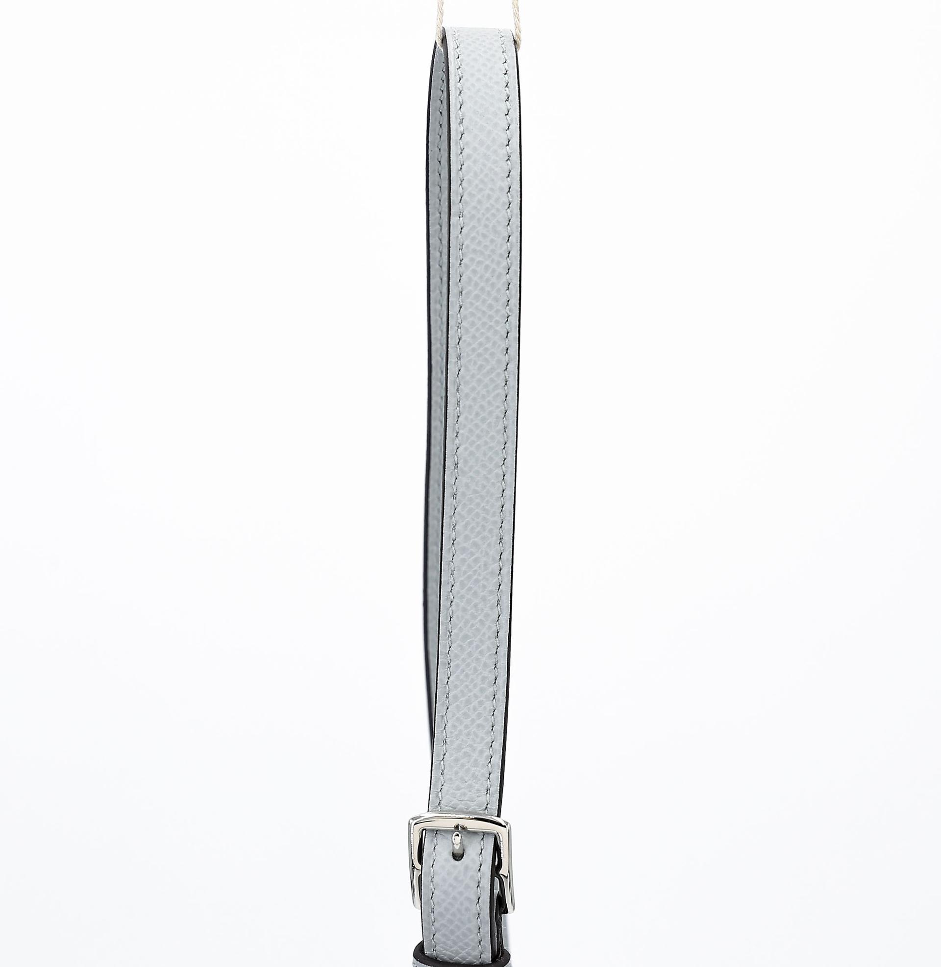 ランク SA HERMÈS エルメス エルメスナップ ウォレット ブルーグラシエ (8U) エプソン シルバー金具 K刻印 (2025) - 4