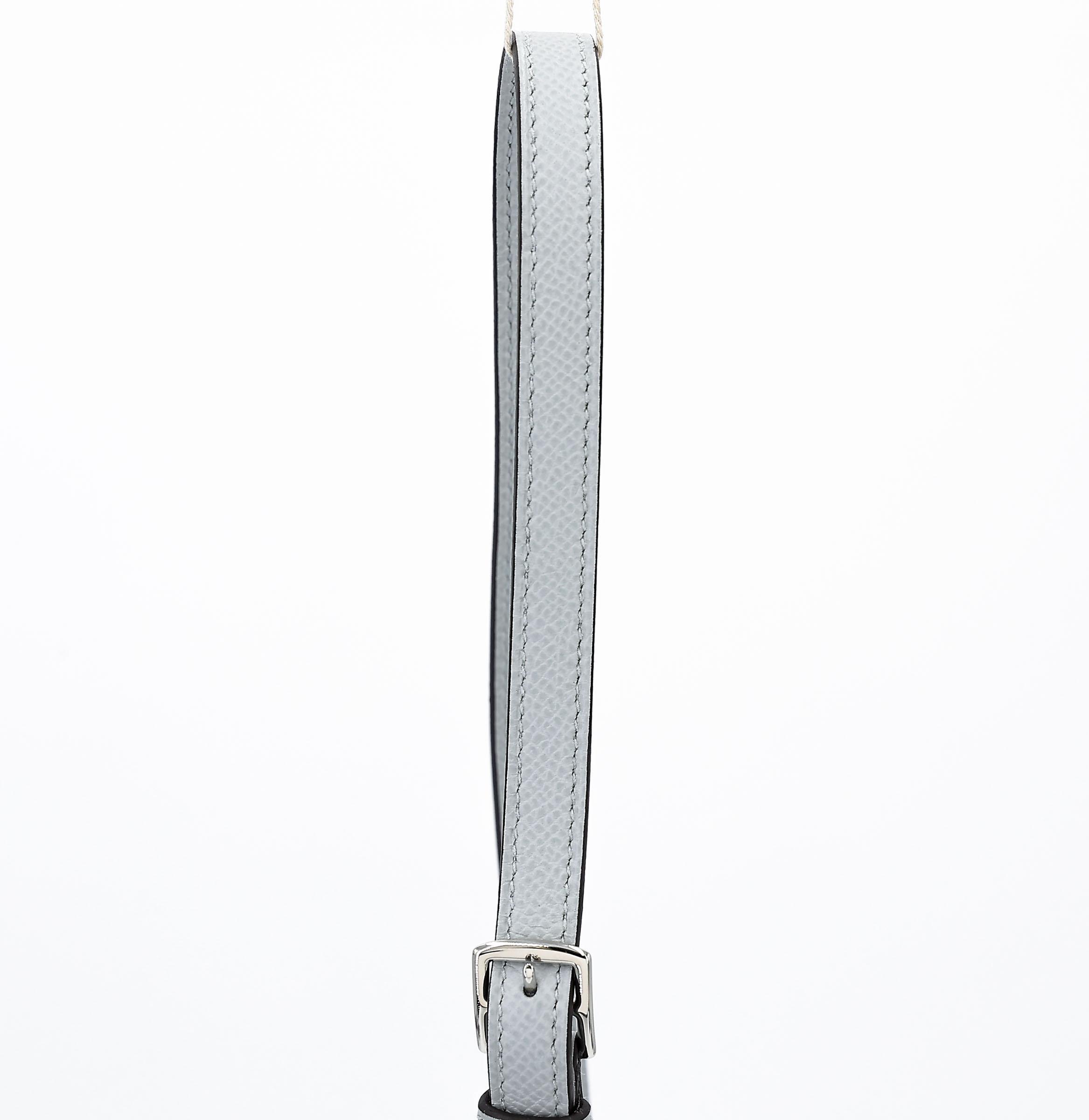 ランク SA HERMÈS エルメス エルメスナップ ウォレット ブルーグラシエ (8U) エプソン シルバー金具 K刻印 (2025) - 4