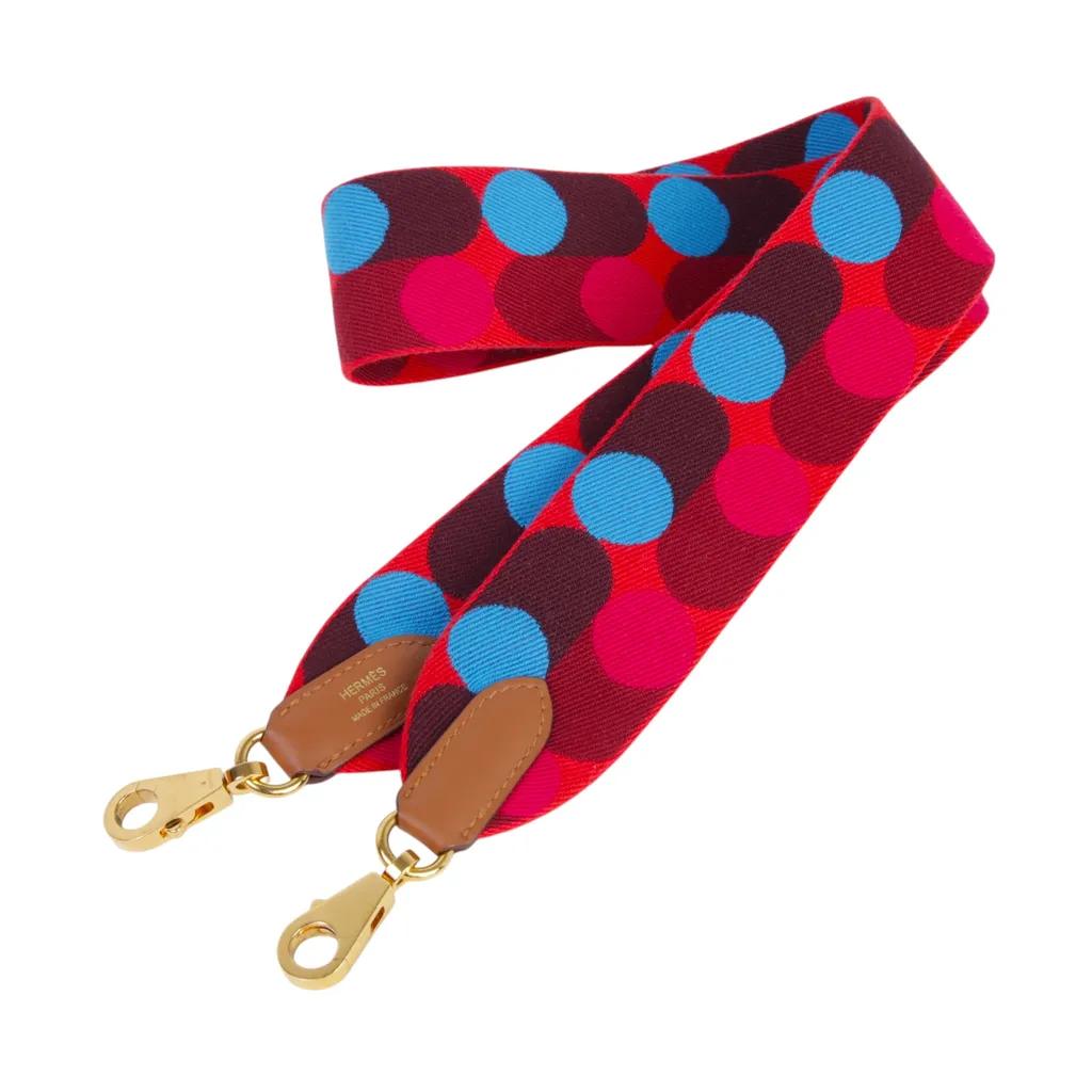 Bandouliere 50mm Sangle Flipperball Rouge de Coeur (S3)