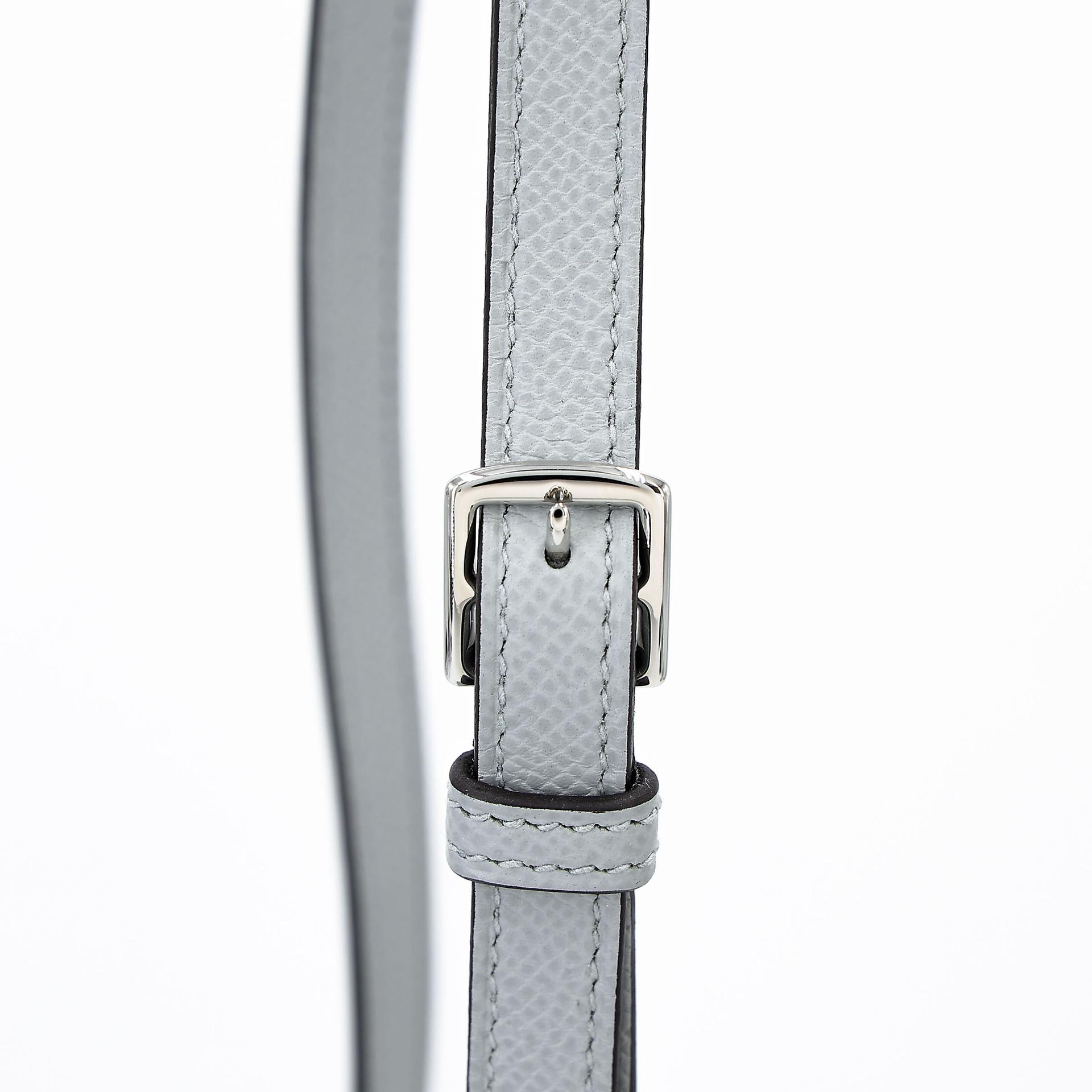 ランク SA HERMÈS エルメス エルメスナップ ウォレット ブルーグラシエ (8U) エプソン シルバー金具 K刻印 (2025) - 5
