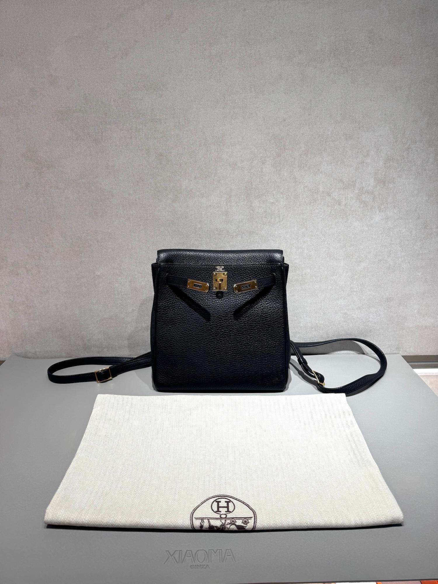 A美品 HERMÈS 愛馬仕 Kelly Ado PM 小號 89 黑色 Noir (Black) Togo小牛皮 金扣 D刻 2019年 - 28