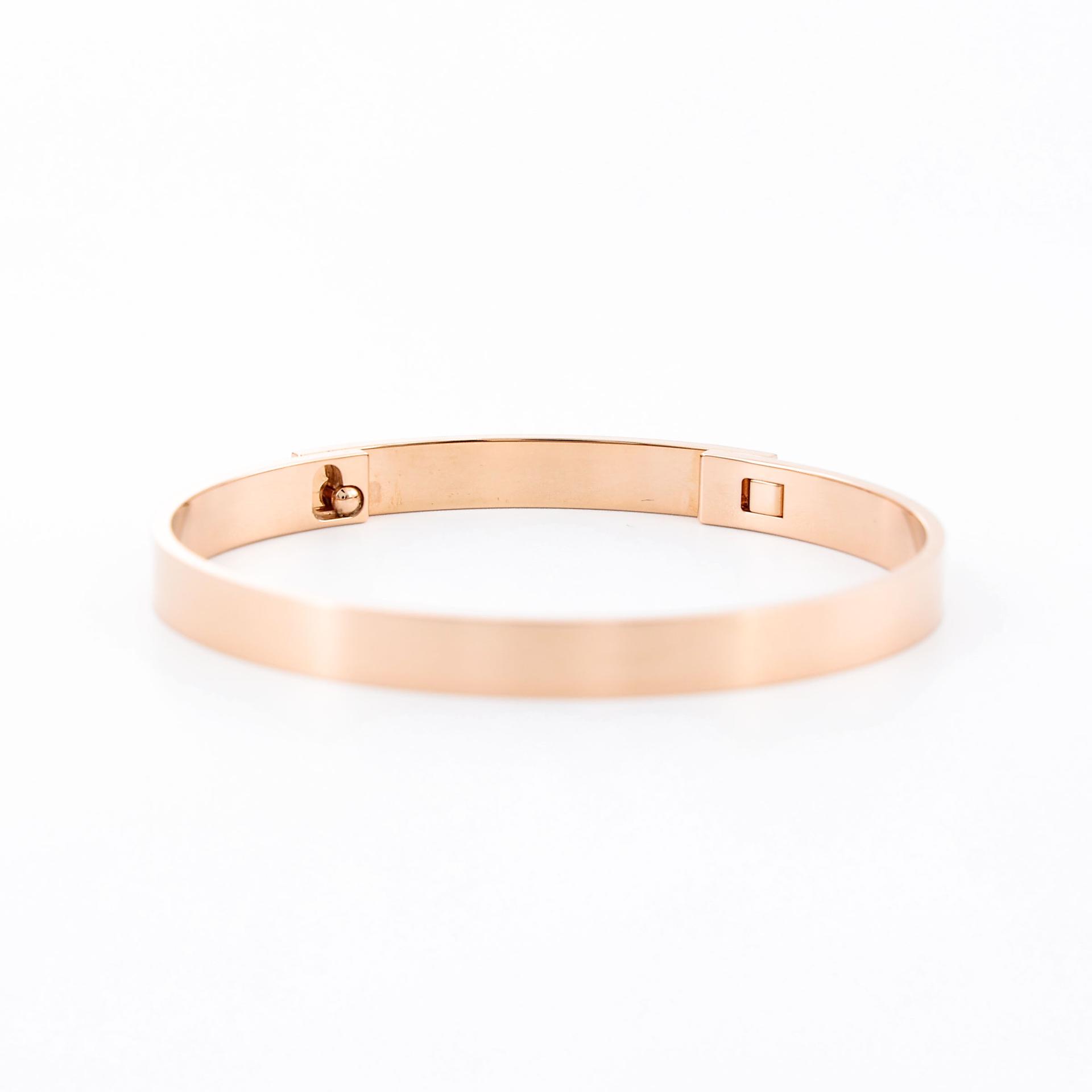 Unused ( Rank NS ) HERMÈS CDC Bracelets ST Rose Gold 18K Rose Gold - 5