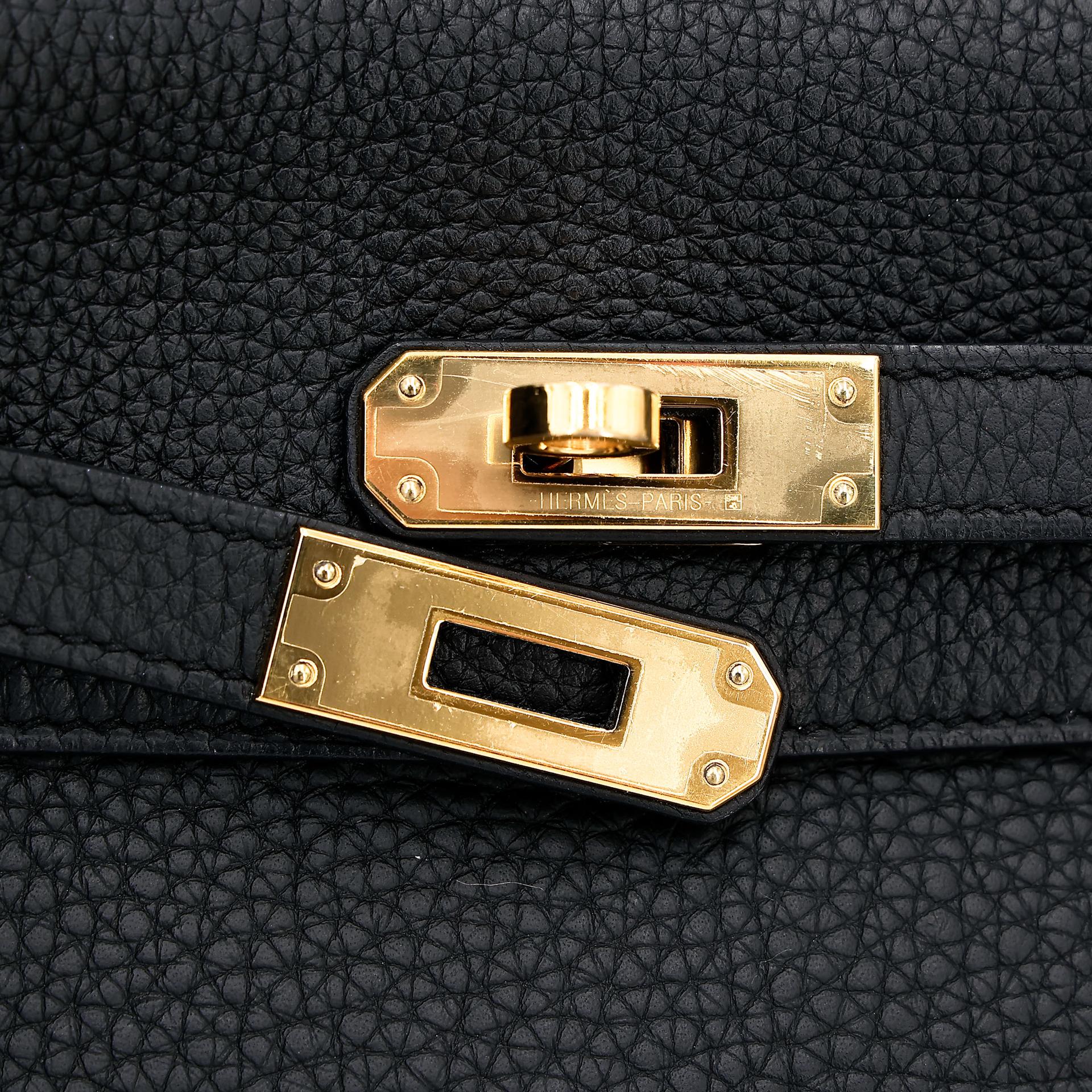 A美品 HERMÈS 愛馬仕 Kelly Ado PM 小號 89 黑色 Noir (Black) Togo小牛皮 金扣 D刻 2019年 - 16