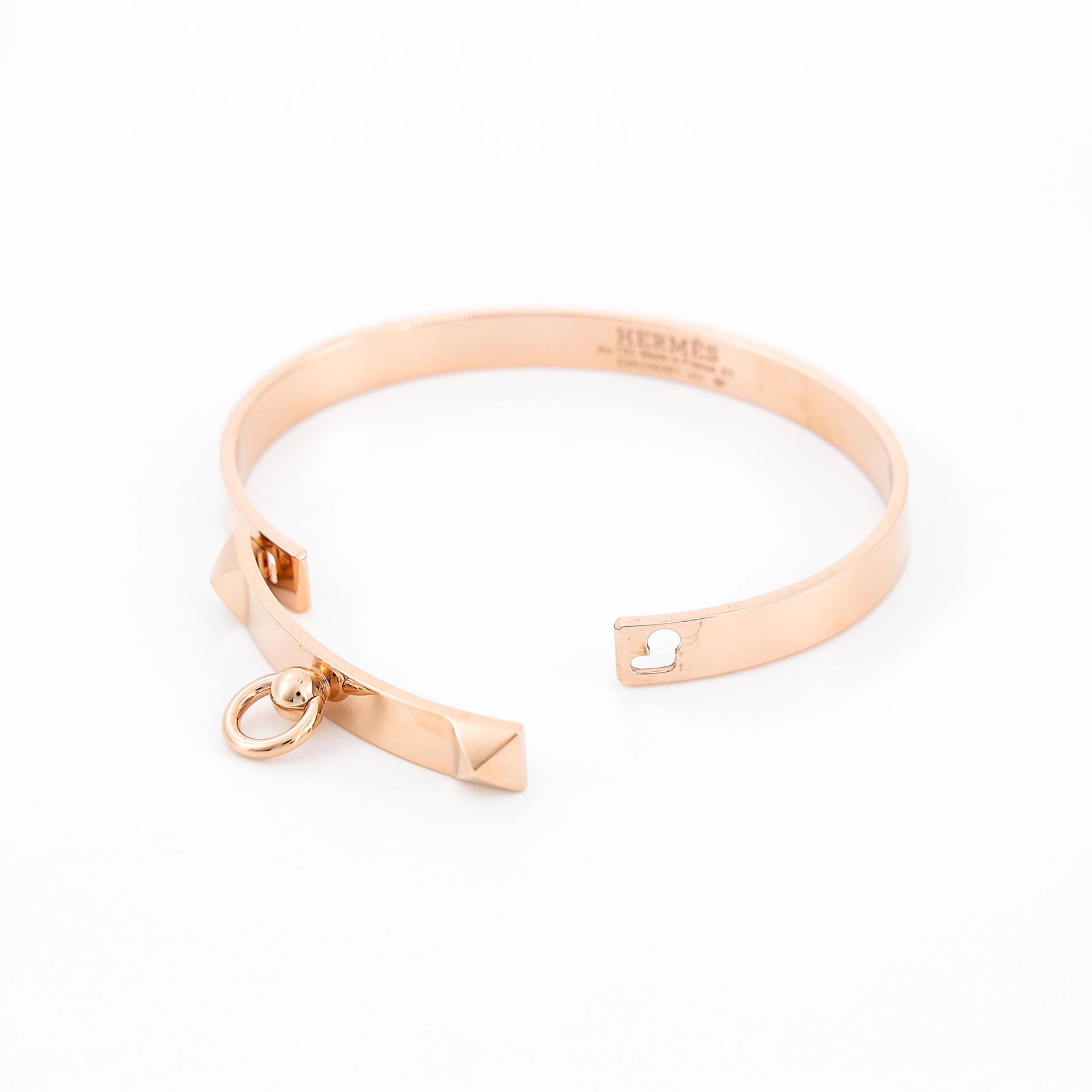 Unused ( Rank NS ) HERMÈS CDC Bracelets ST Rose Gold 18K Rose Gold - 7
