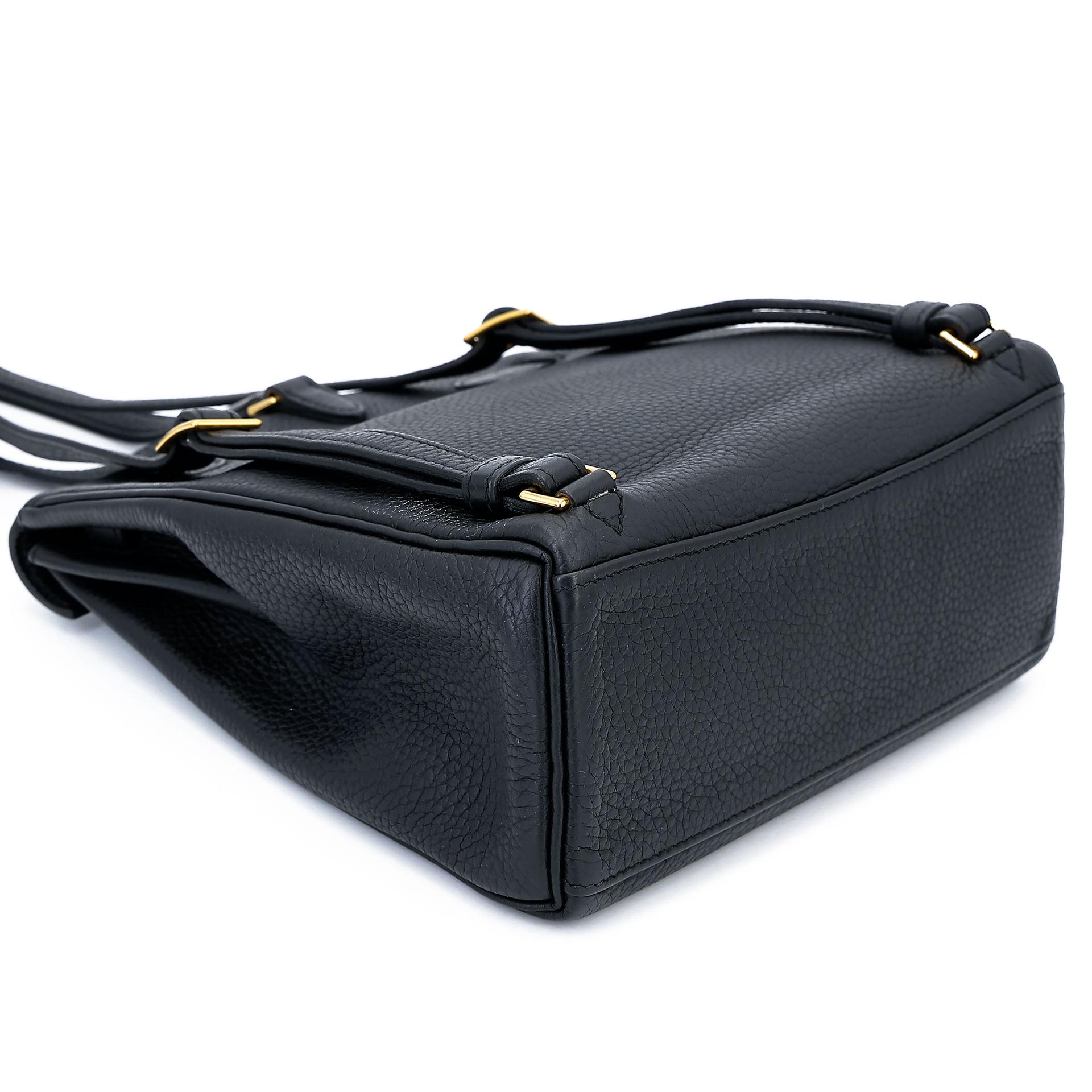 A美品 HERMÈS 愛馬仕 Kelly Ado PM 小號 89 黑色 Noir (Black) Togo小牛皮 金扣 D刻 2019年 - 11