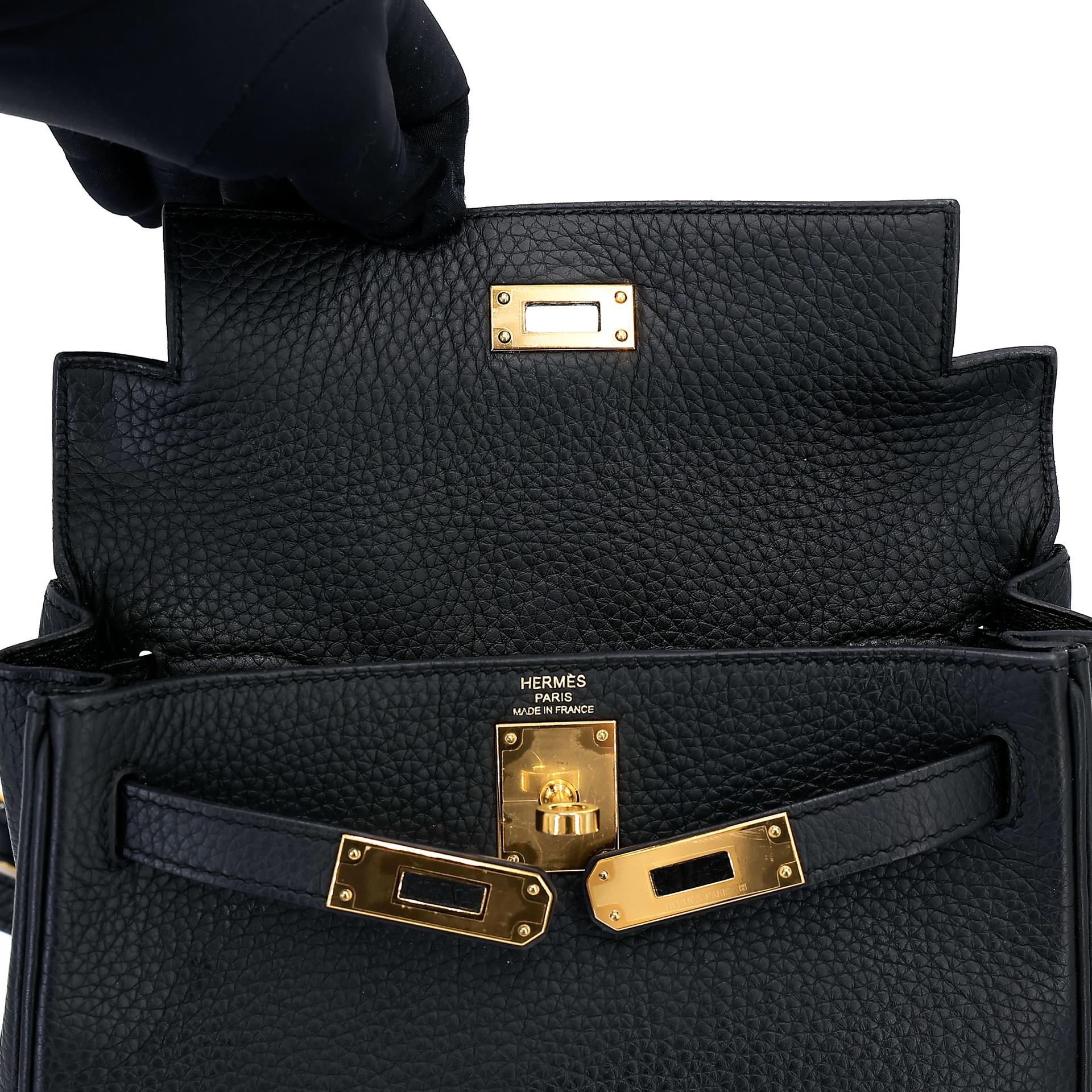 A美品 HERMÈS 愛馬仕 Kelly Ado PM 小號 89 黑色 Noir (Black) Togo小牛皮 金扣 D刻 2019年 - 20