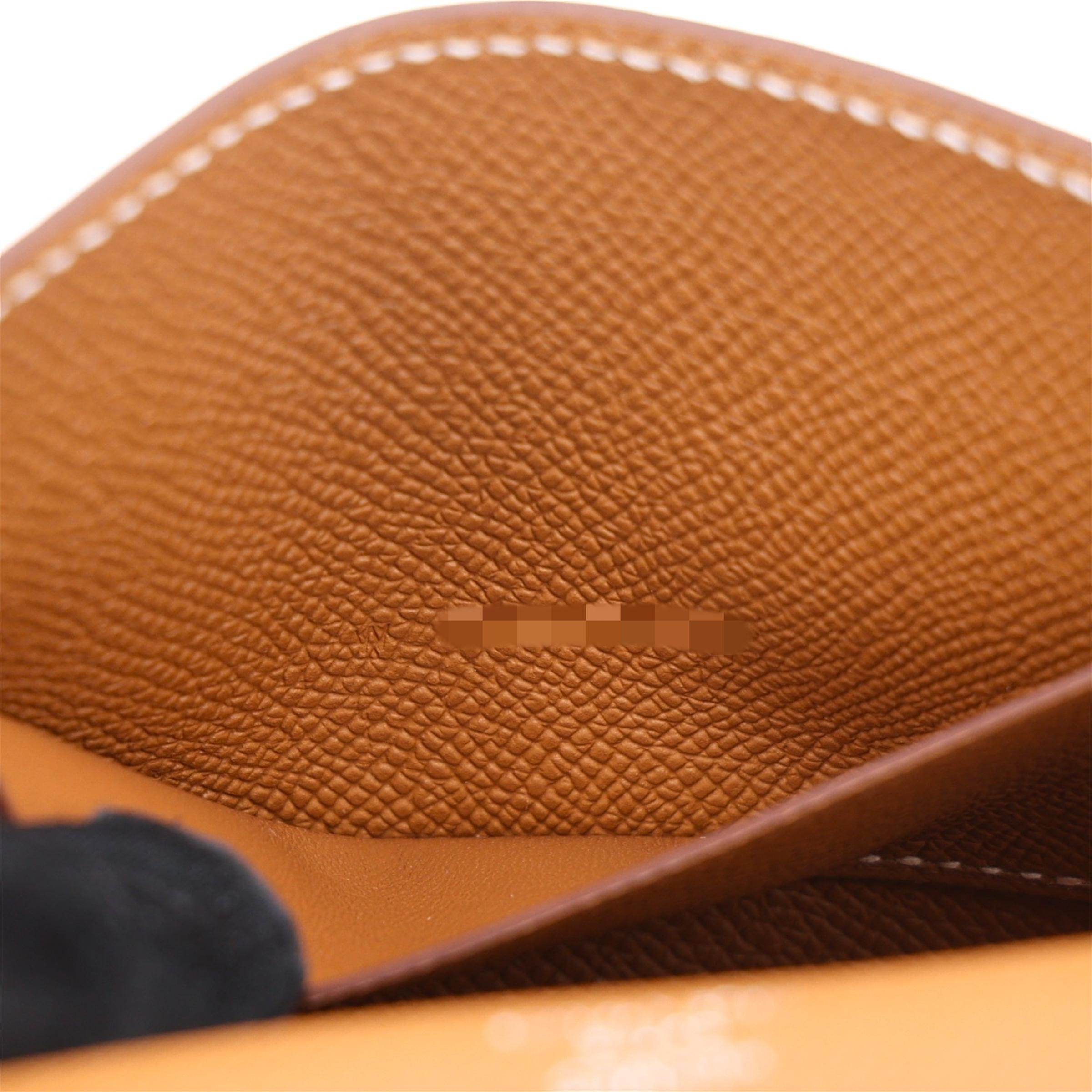 ランク N 新品 HERMÈS エルメス エルメスナップ ウォレット ゴールド (37) エプソン シルバー金具 W刻印 (2024) - 16