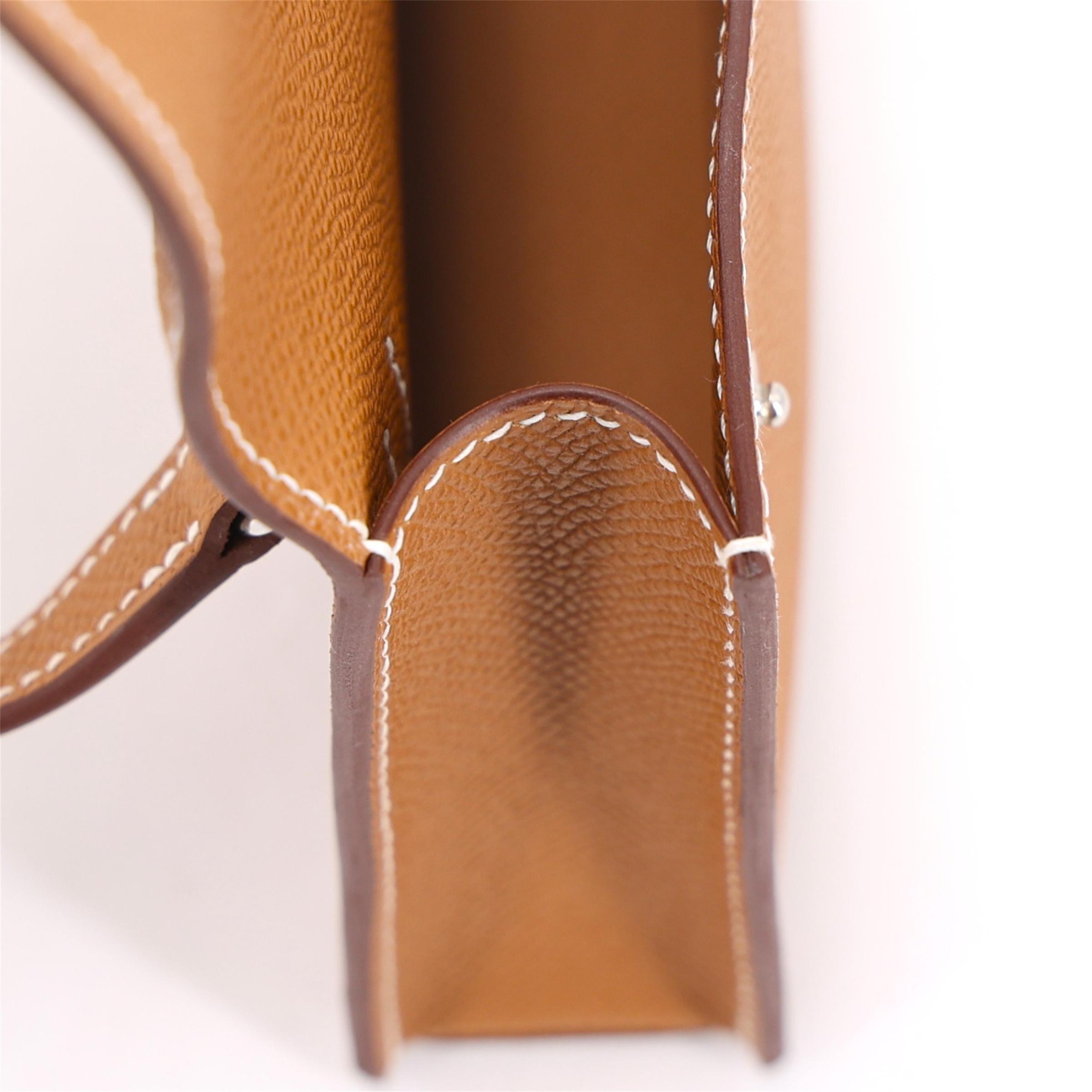 ランク N 新品 HERMÈS エルメス エルメスナップ ウォレット ゴールド (37) エプソン シルバー金具 W刻印 (2024) - 14