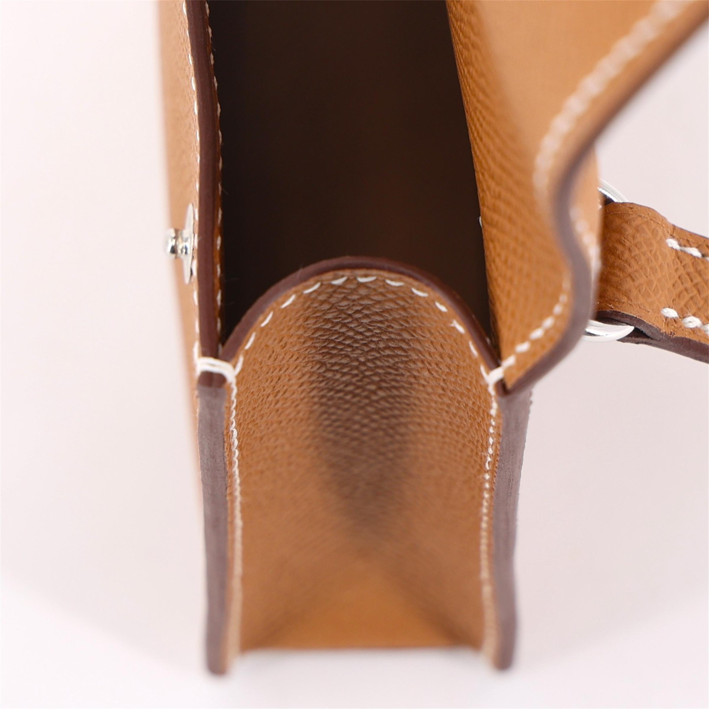 ランク N 新品 HERMÈS エルメス エルメスナップ ウォレット ゴールド (37) エプソン シルバー金具 W刻印 (2024) - 15