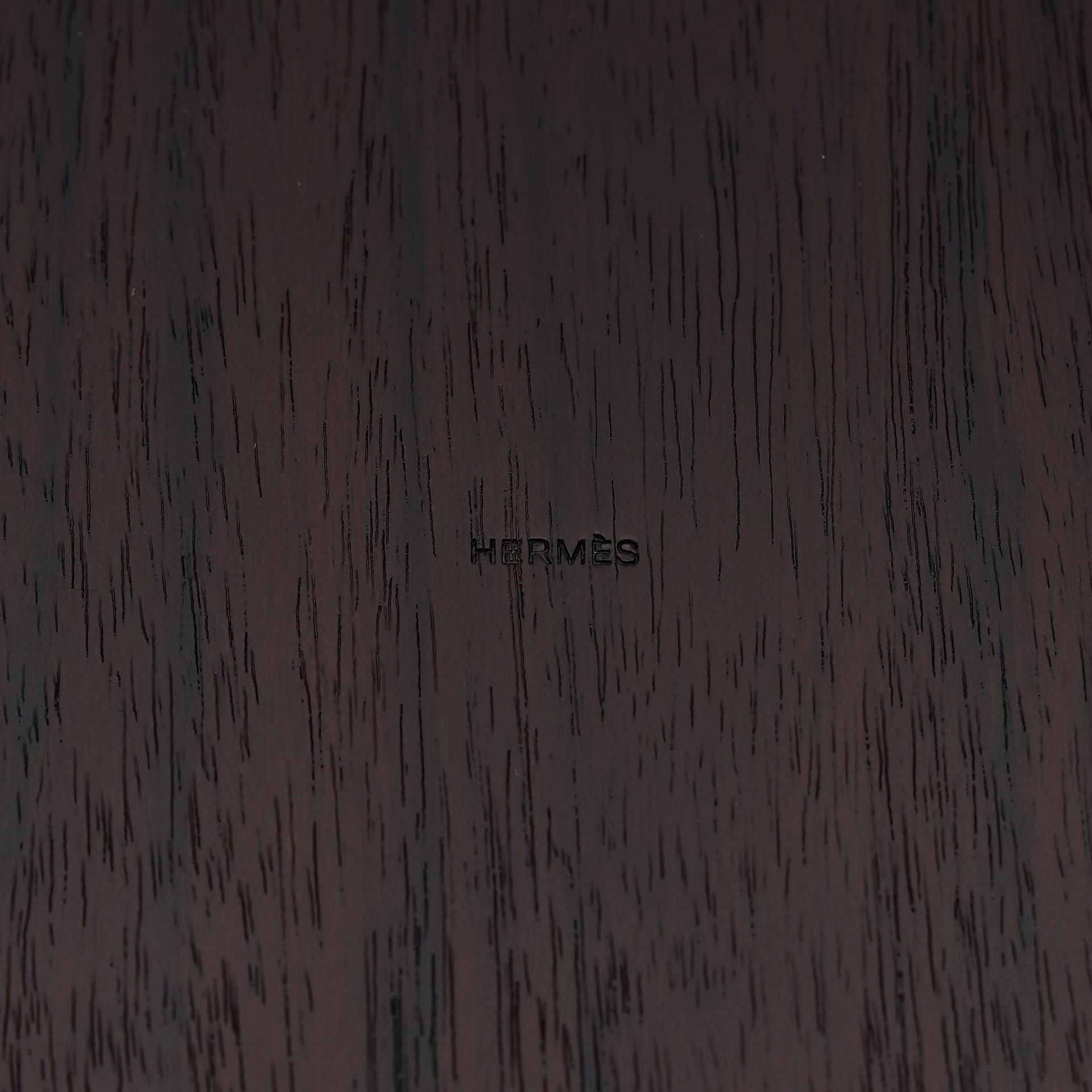 Brand New ( Rank N ) HERMÈS Helios Mahjong set Brown Palisander wood - 17