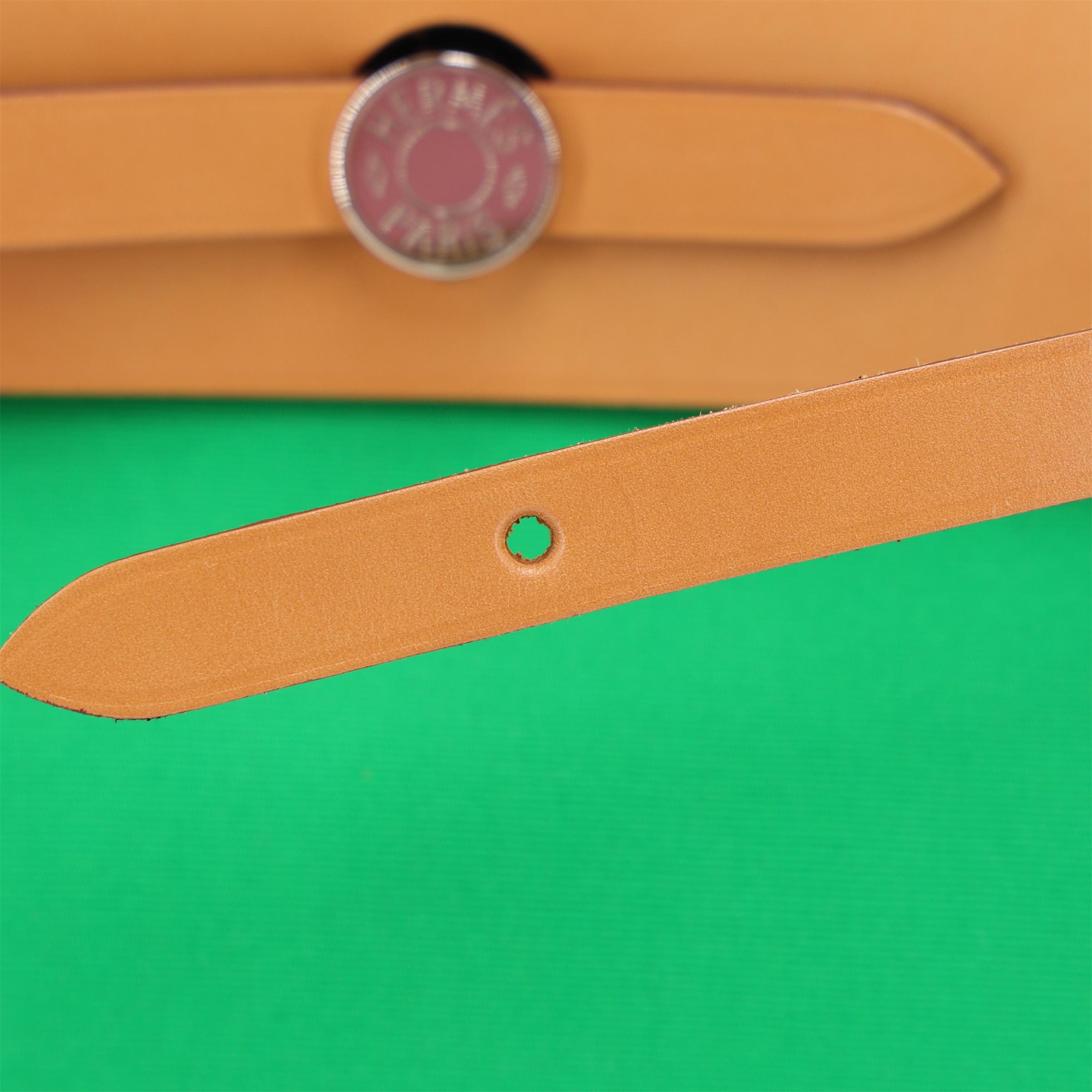 ランク SA HERMÈS エルメス エールバッグジップ PM バンブー (1K) ヴァッシュハンター キャンバス シルバー金具 □R刻印 (2014) - 20