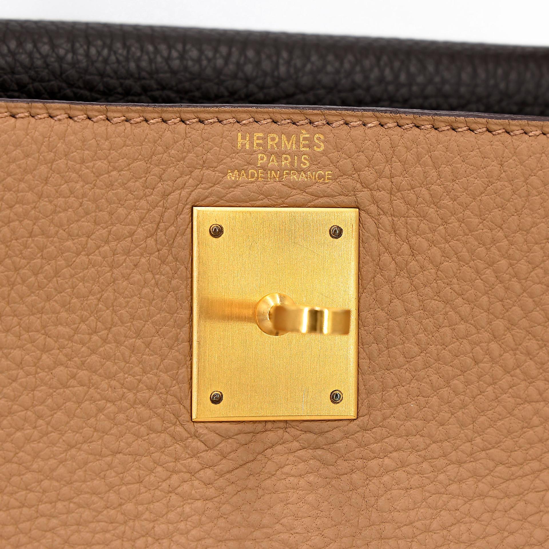 ランク A HERMÈS エルメス ケリー32 タバックキャメル (24) トリヨン マットゴールド金具 □G刻印 (2003) - 22